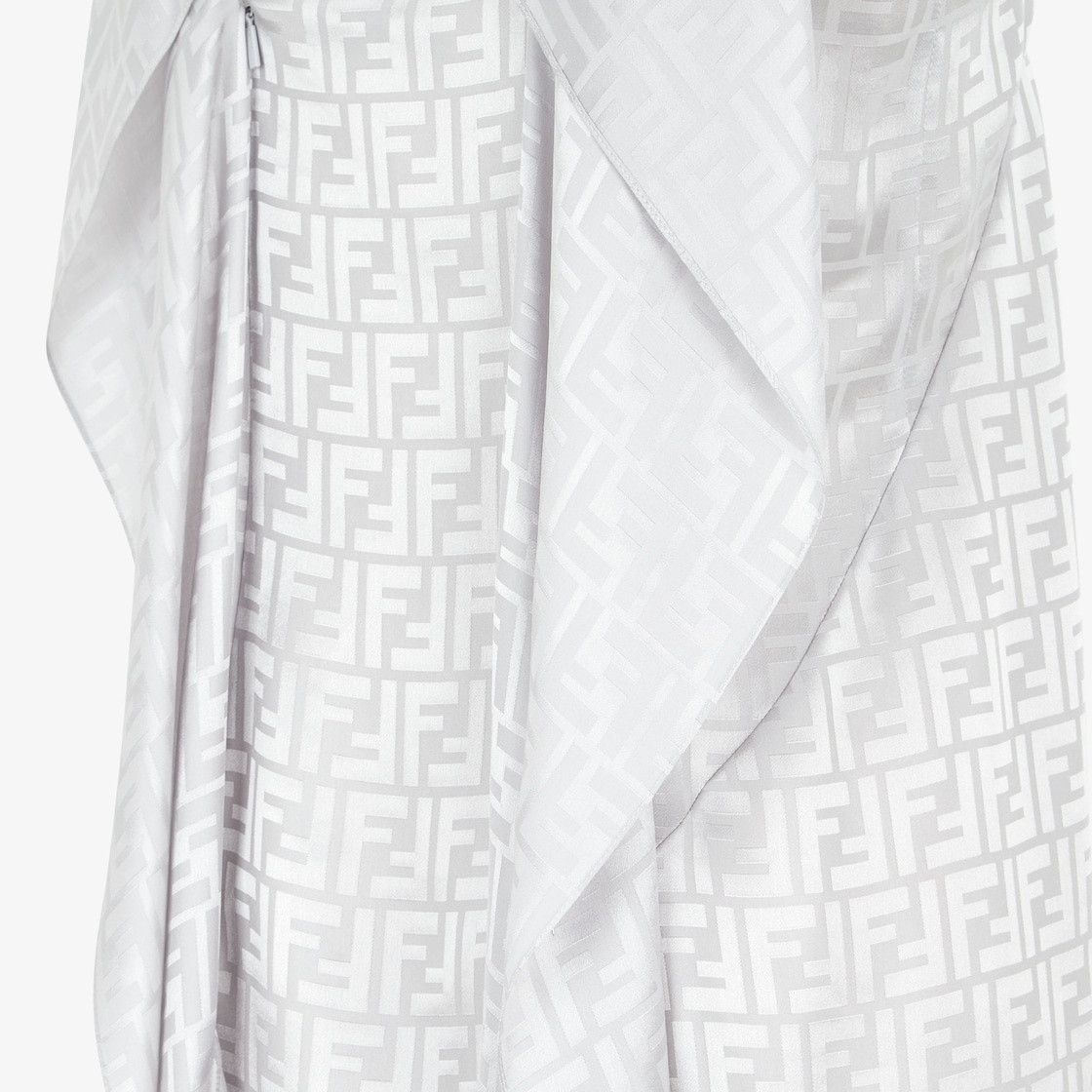 Fendi o1s1wg110825 Dress in White Size L / US 10 / IT 46 - 3 Thumbnail