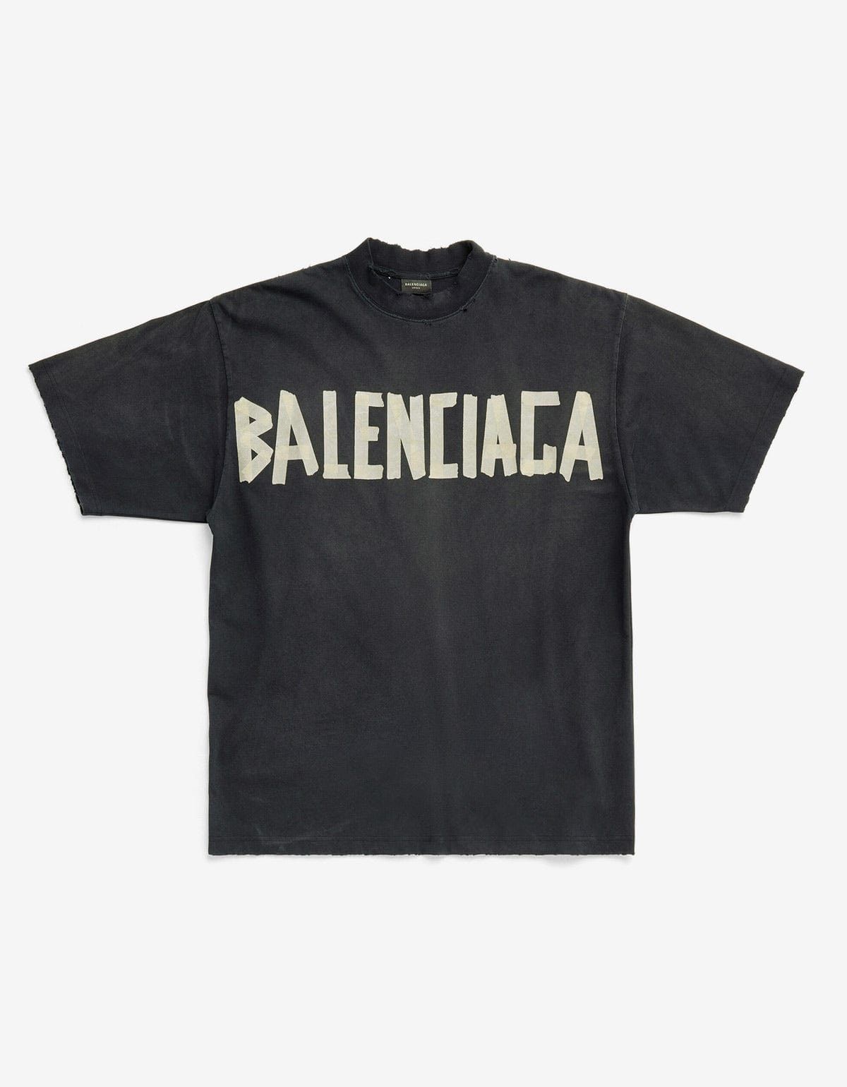 image of Balenciaga Black Double Front T-Shirt, Men's (Size Small)