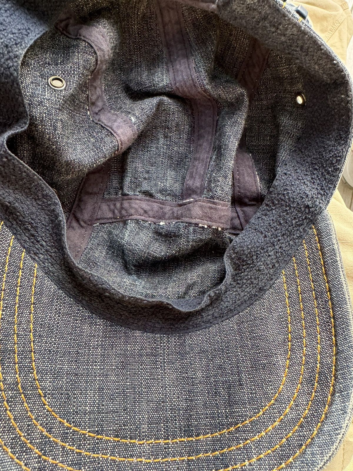 Lacoste × Vintage Vintage hype Lacoste Cap denim hat 90’s Size ONE SIZE - 6 Thumbnail