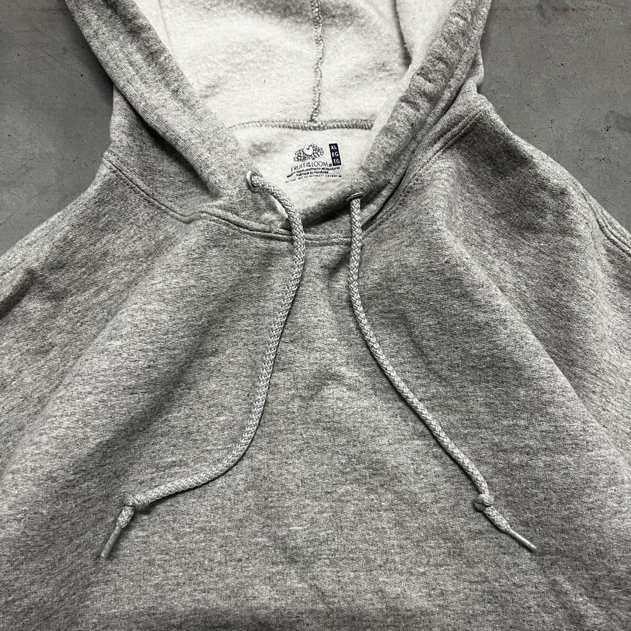 Vintage Crazy Vintage Y2K/2000s Blank Grey Essential Hoodie ! Size US XL / EU 56 / 4 - 2 Thumbnail
