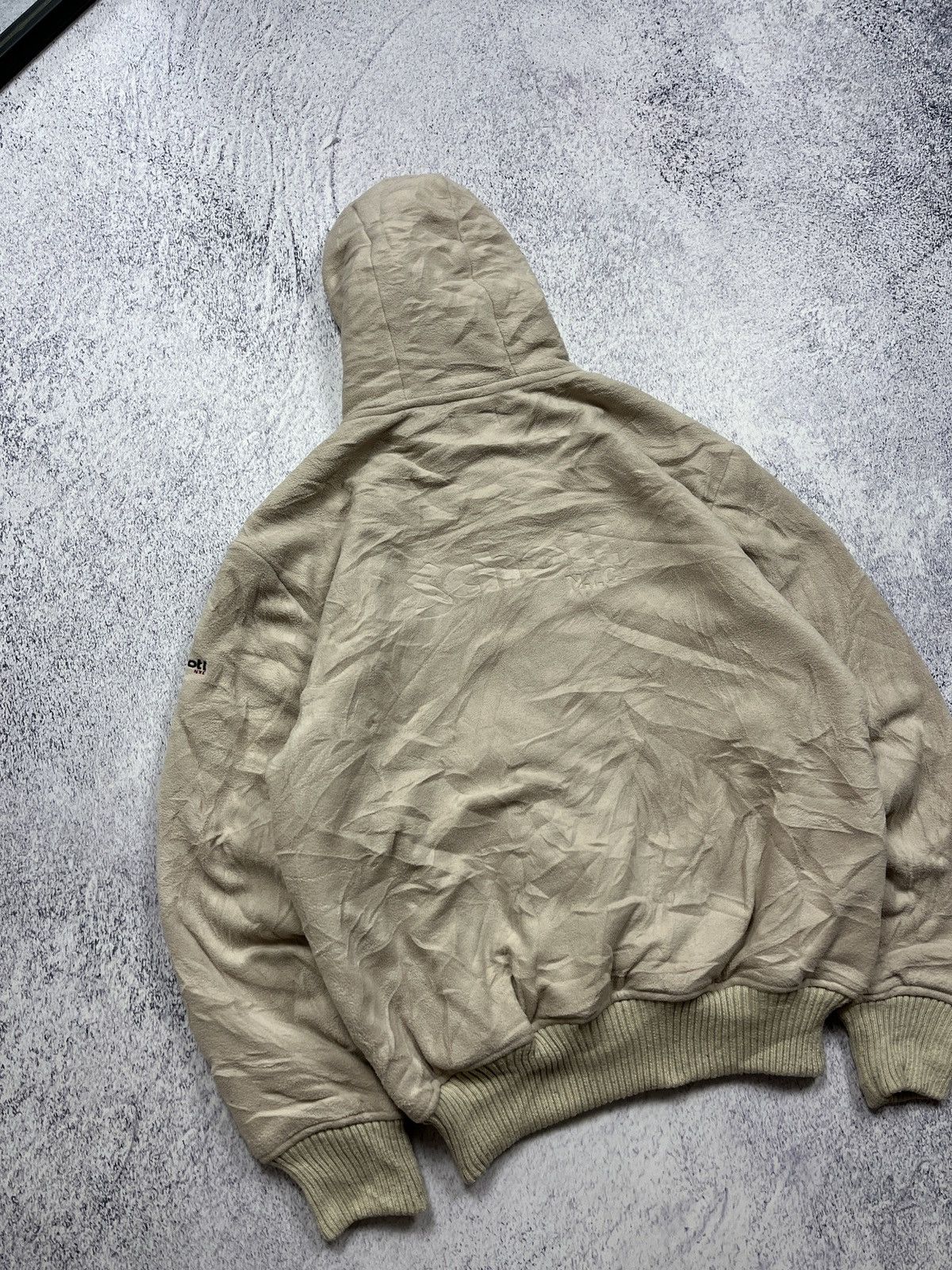 Schott × Vintage Vintage 90s Schott Fleece Zip Hoodie Sherpa Jacket Size US L / EU 52-54 / 3 - 18 Thumbnail