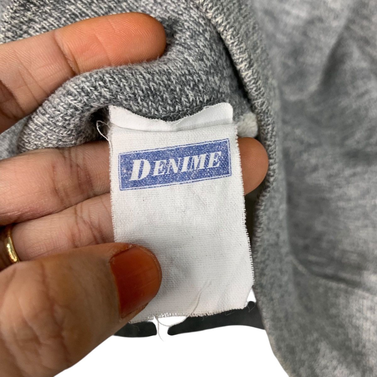 Denime 90’s DENIMES Indigo Wear Crewneck Sweatshirt #3626-C166 Size US M / EU 48-50 / 2 - 10 Thumbnail