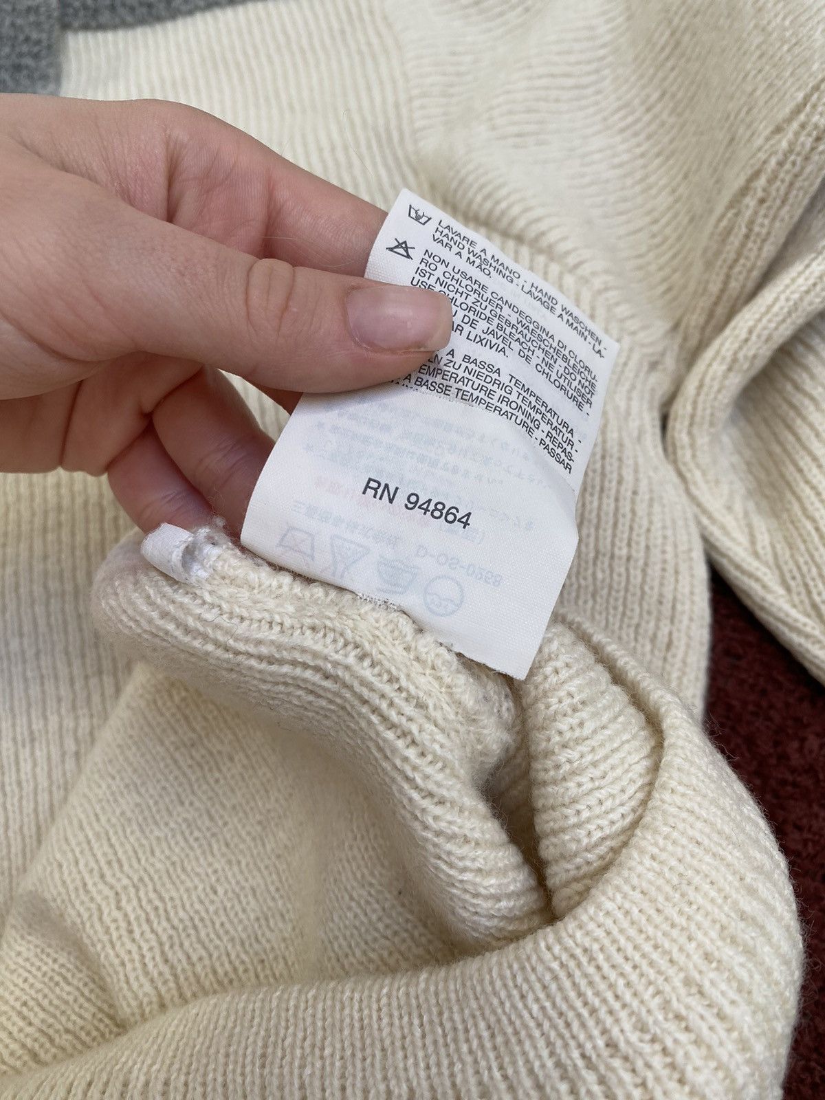 C.P. Company × Massimo Osti × Stone Island Cream sweater Massimo Osti Production vintage XXL Size US XXL / EU 58 / 5 - 8 Thumbnail