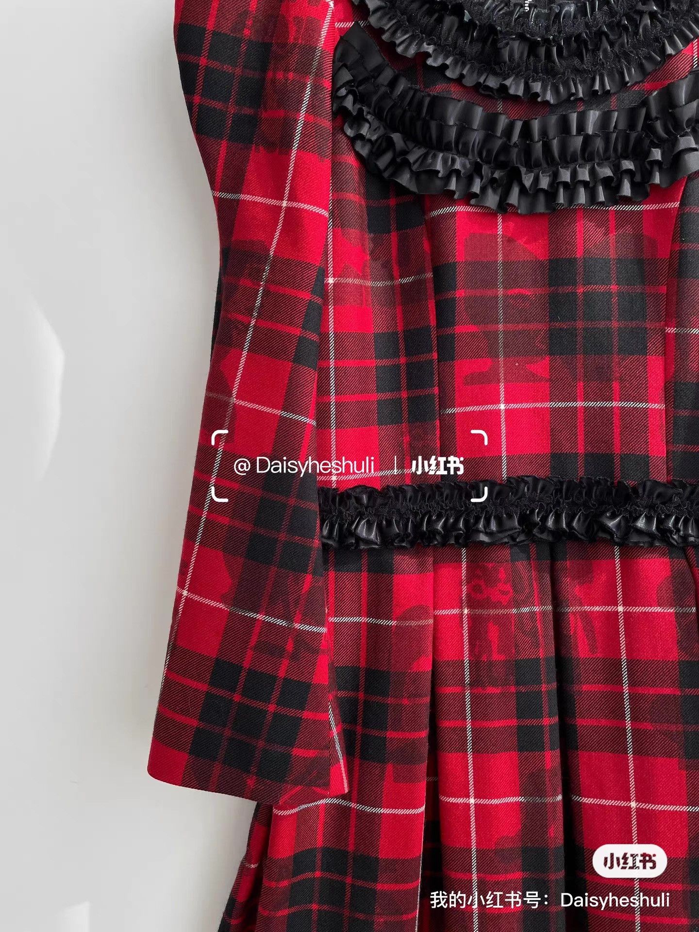 Comme des Garcons Comme des Garçons CDG Main Line Runway Lace Plaid Dress Ｑ24 Size S / US 4 / IT 40 - 3 Thumbnail