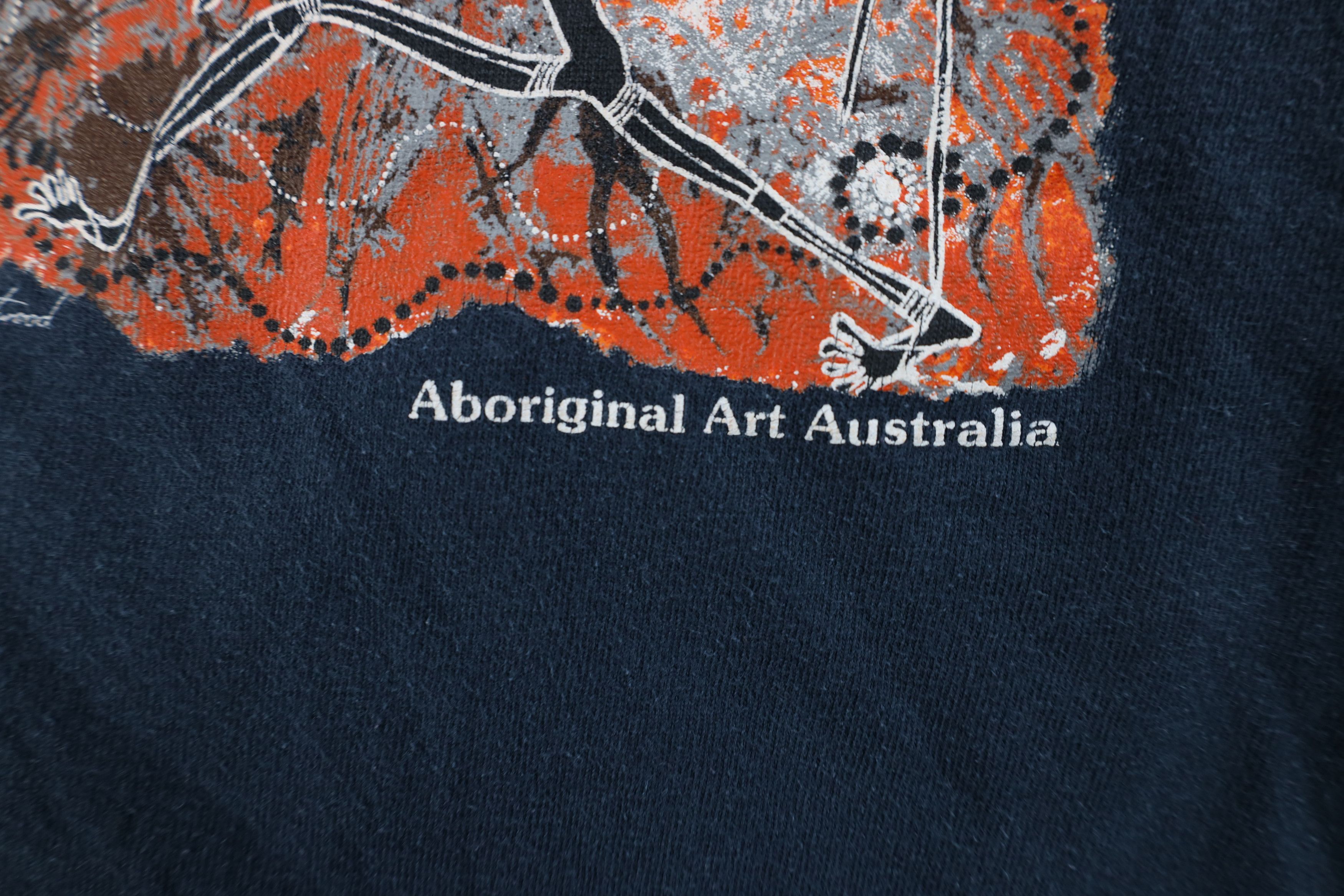 Vintage Vintage 90s Y2K Aboriginal Art Australia Kangaroo T-Shirt Size US S / EU 44-46 / 1 - 7 Thumbnail