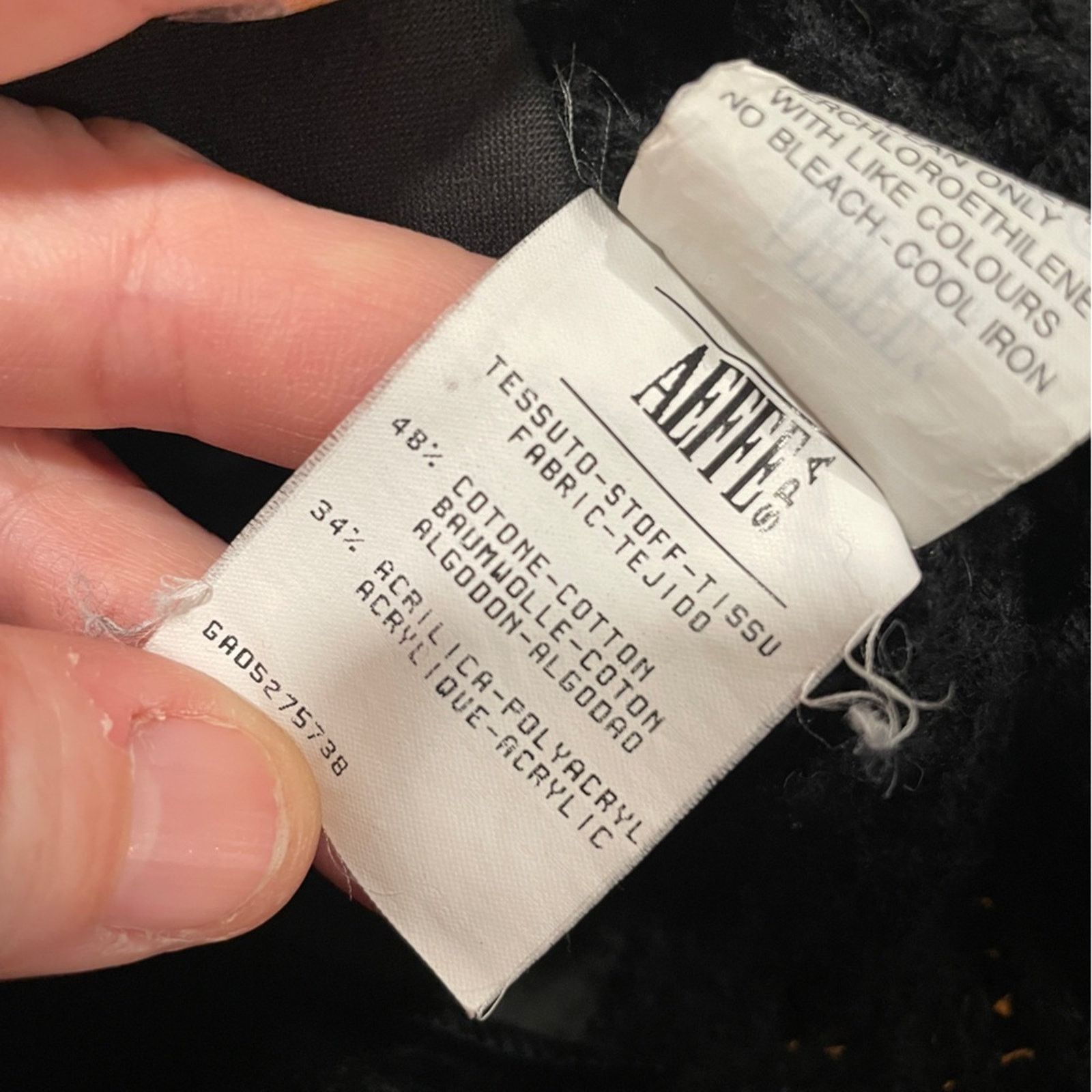 Alberta Ferretti Knit Velvet Black Philosophy di Alberta Ferretti Jacket Coat Size S / US 4 / IT 40 - 6 Thumbnail