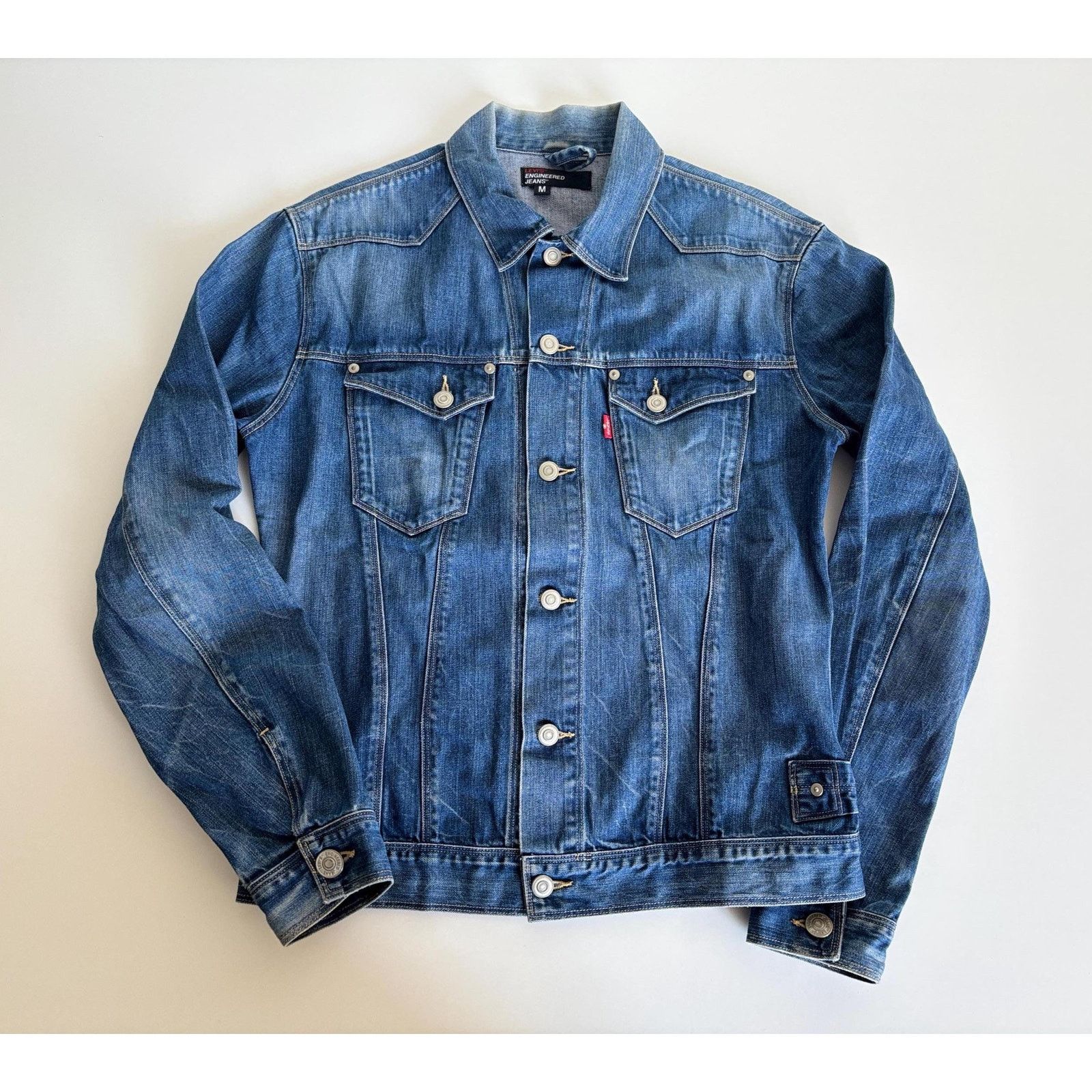 Japanese Brand × Levi's × Levi's Vintage Clothing Vintage Levi's Engineered Jeans Jacket Rare Cinch Denim Y2K Size US M / EU 48-50 / 2 - 4 Thumbnail