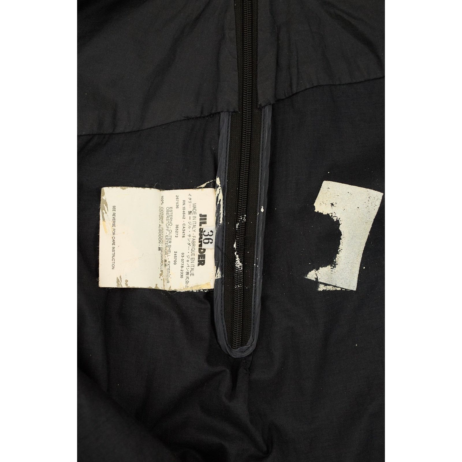 Jil Sander Black Cotton Skirt Size 29" - 5 Thumbnail
