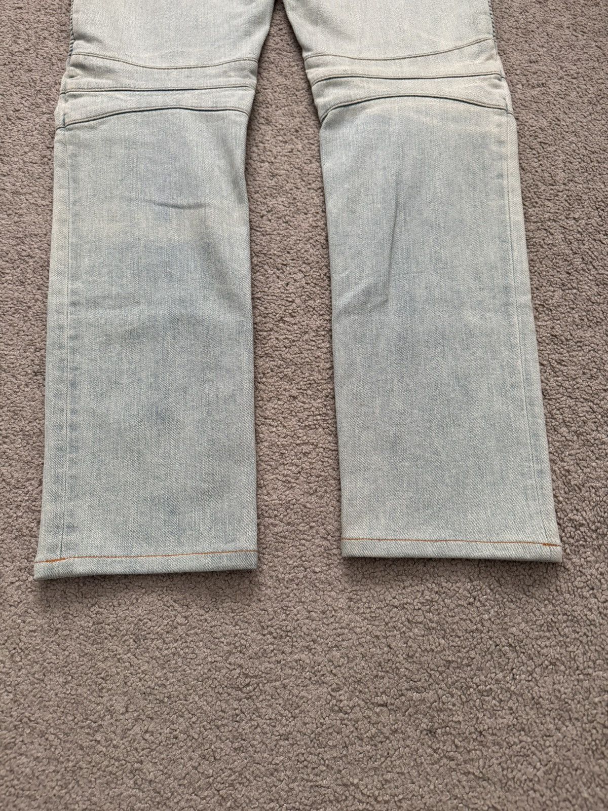 Balmain SS16 Balmain Olivier Rousteing Zip Biker Denim Jeans Size US 30 / EU 46 - 12 Thumbnail