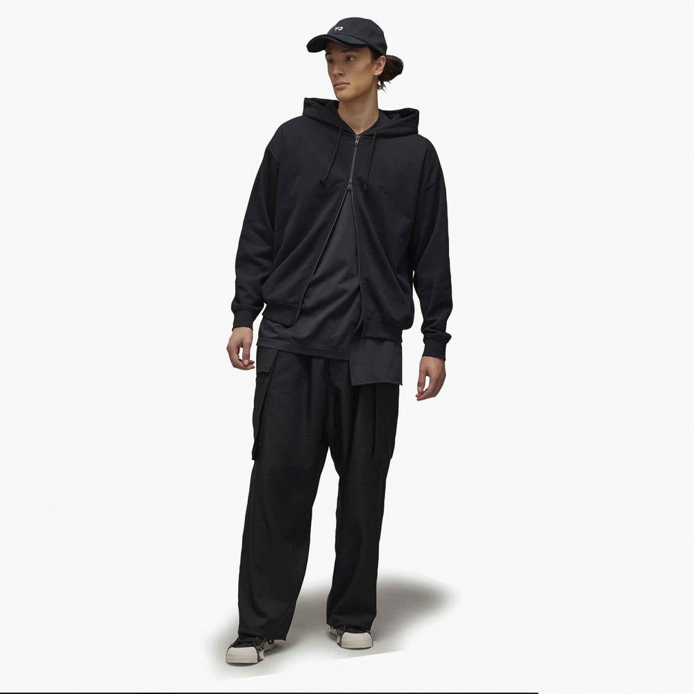 Y-3 o1s22i1n0125 Cotton Zip Hoodie in Black Size US L / EU 52-54 / 3 - 2 Thumbnail