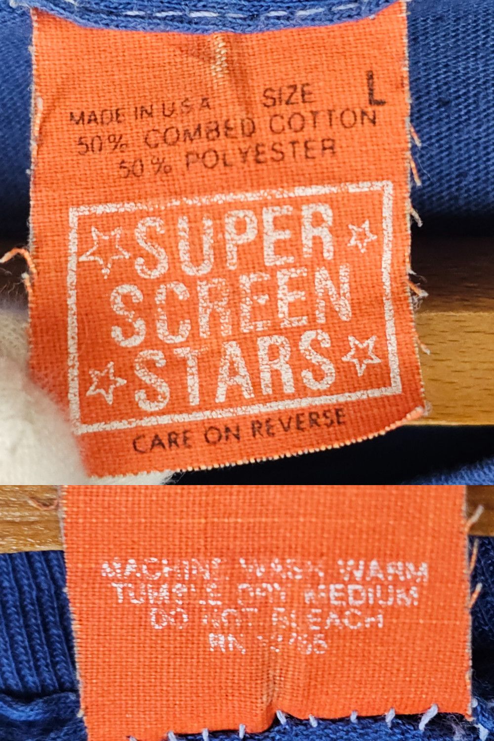 Vintage 1981 Johnny Cash “Jesse Hallam” Tee - Super Screen Stars Size US L / EU 52-54 / 3 - 3 Thumbnail