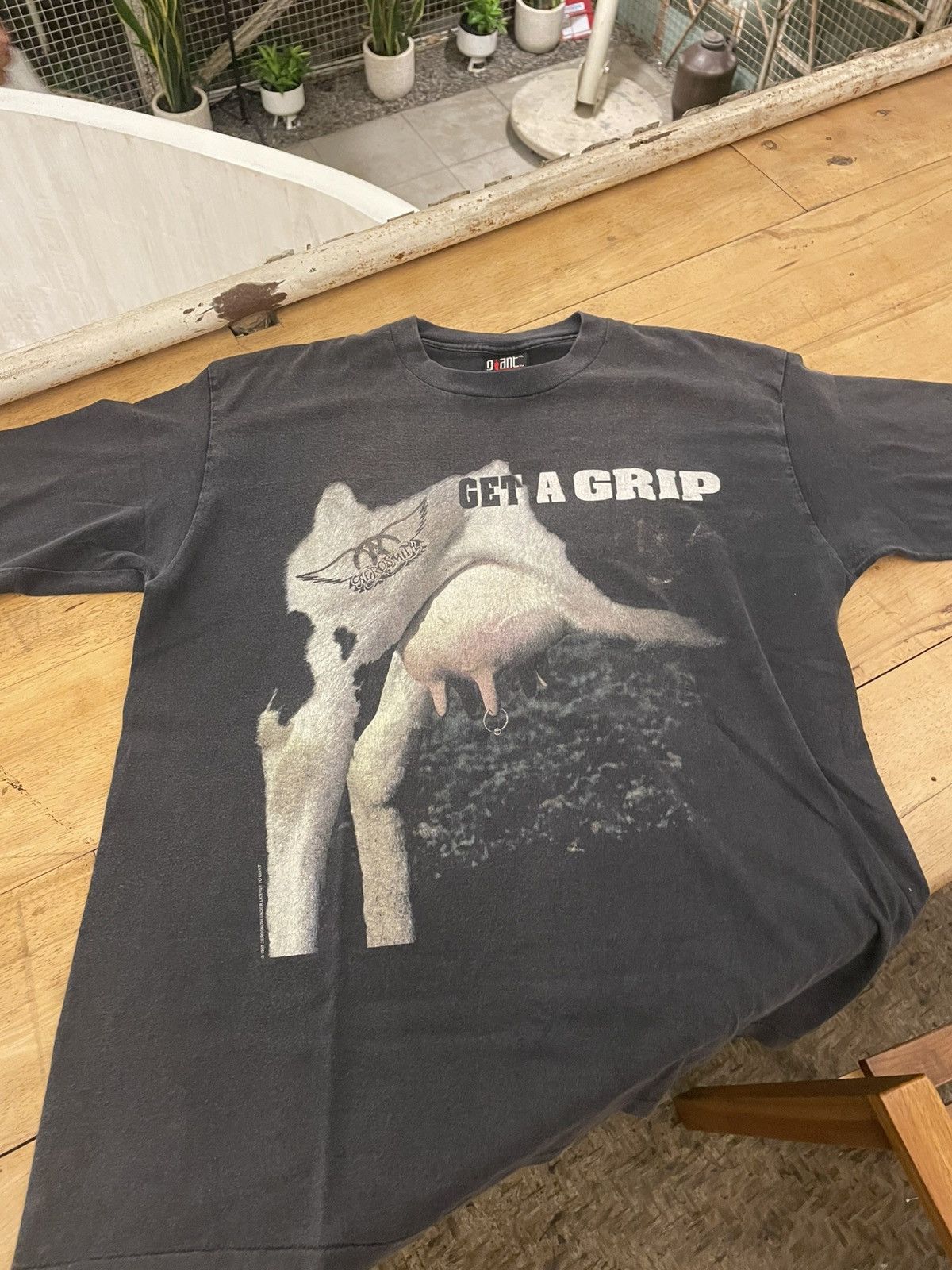 Band Tees × Vintage Aerosmith Get a Grip Size US XL / EU 56 / 4 - 5 Thumbnail