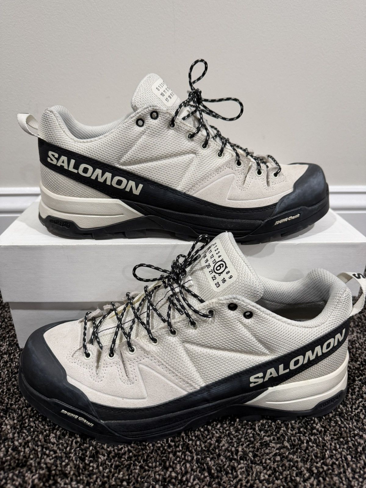 Maison Margiela × Salomon Salomon X-Alp x MM6 Maison Margiela Vanilla Ice Sneakers Size US 9.5 / EU 42-43 - 1 Thumbnail