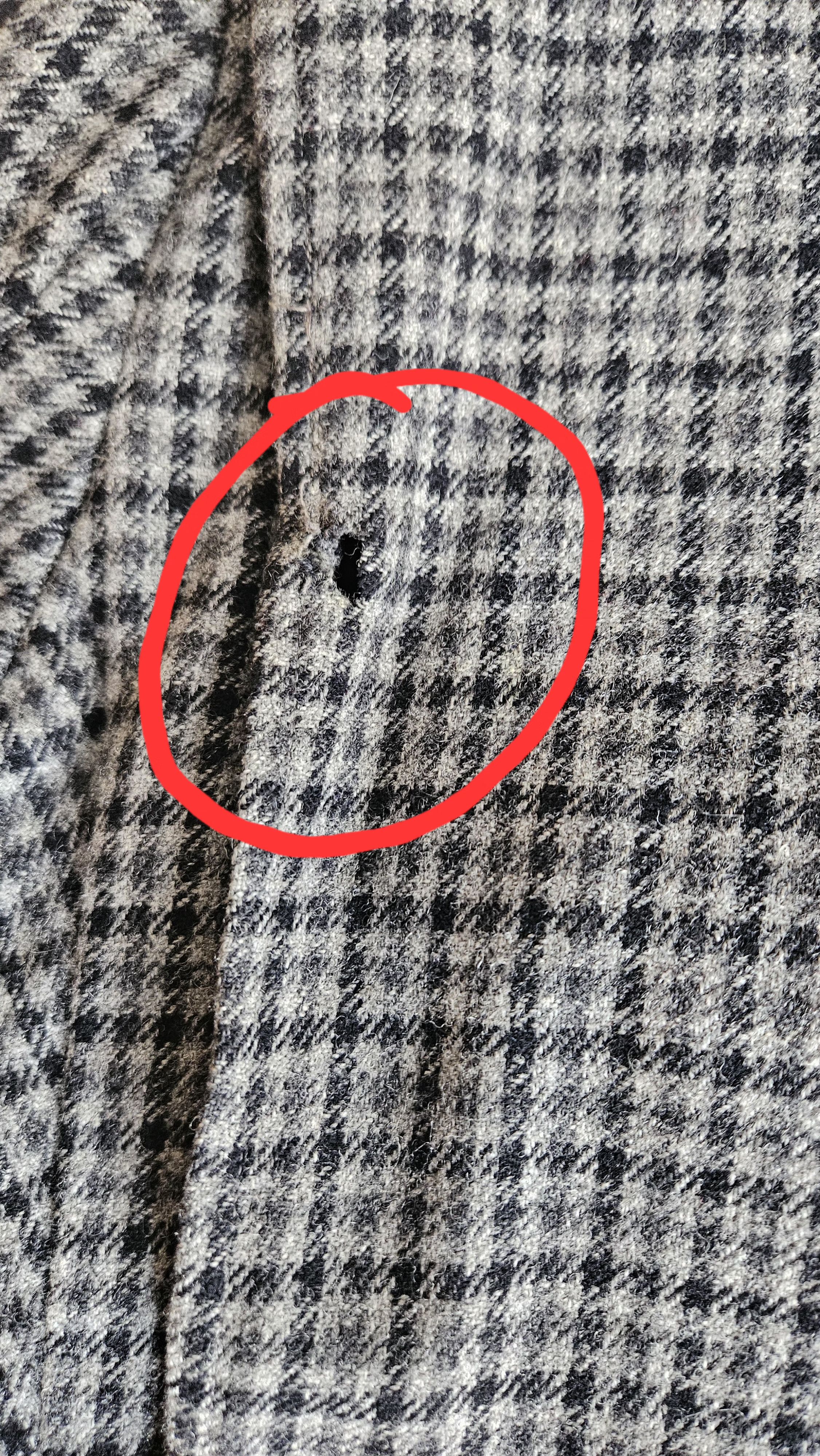 Other Vintage houndstooth hunting blazer with patch pockets Size 44L - 4 Thumbnail
