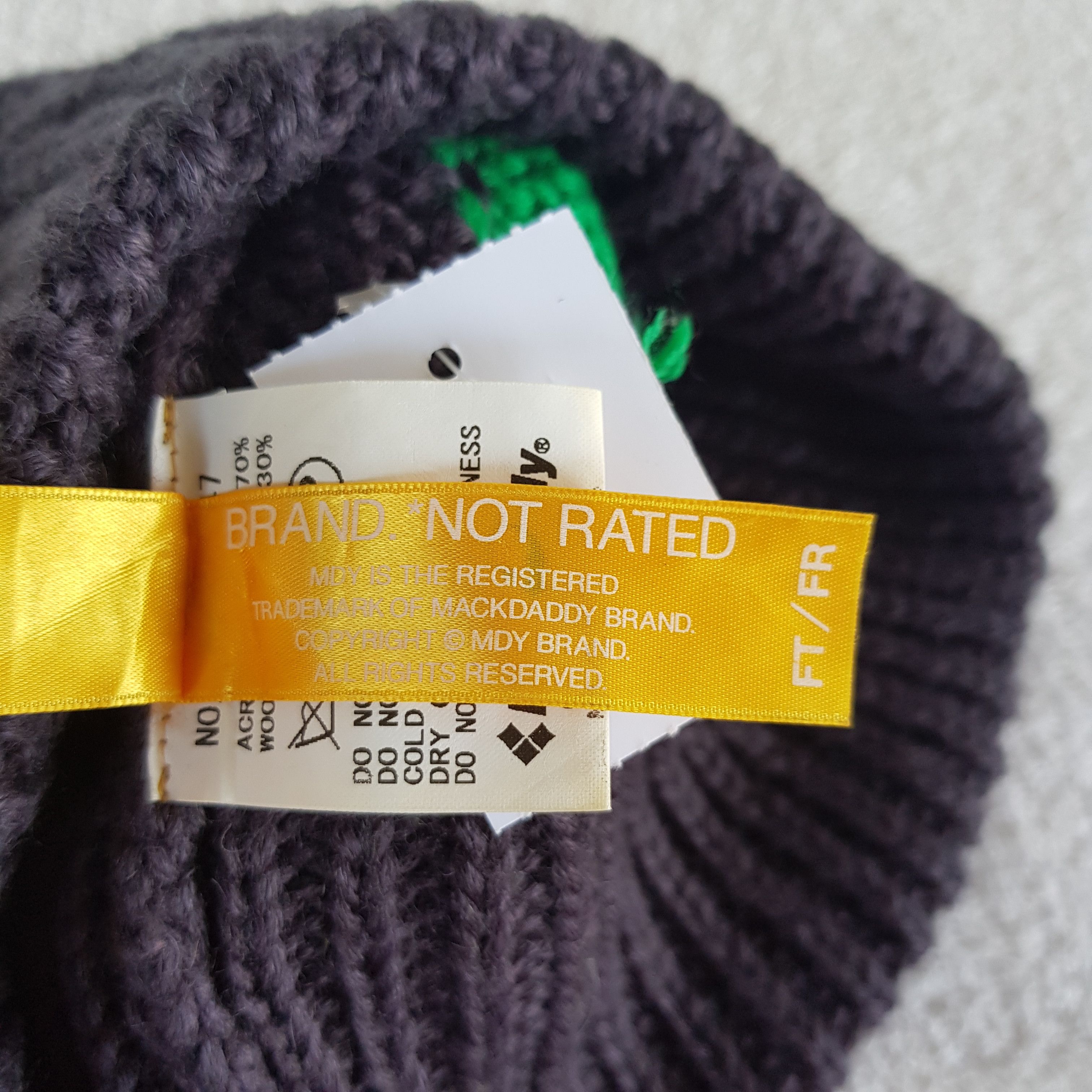 Japanese Brand Vintage Mackdaddy Beanie Ribbed Fair Isle Knit Snow Caps Hat Size ONE SIZE - 8 Thumbnail