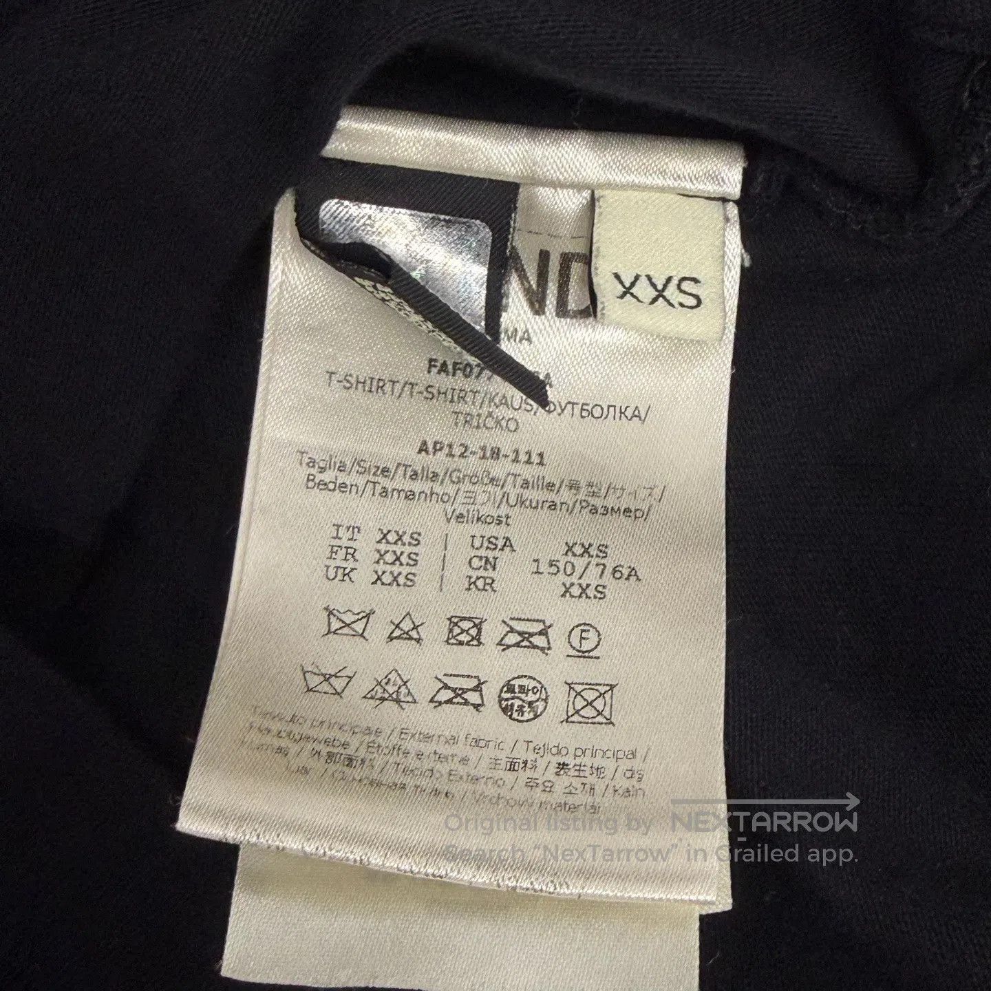 Fendi FENDI Flock Letter Logo Short Sleeve| Size US XXS / EU 40 - 5 Thumbnail