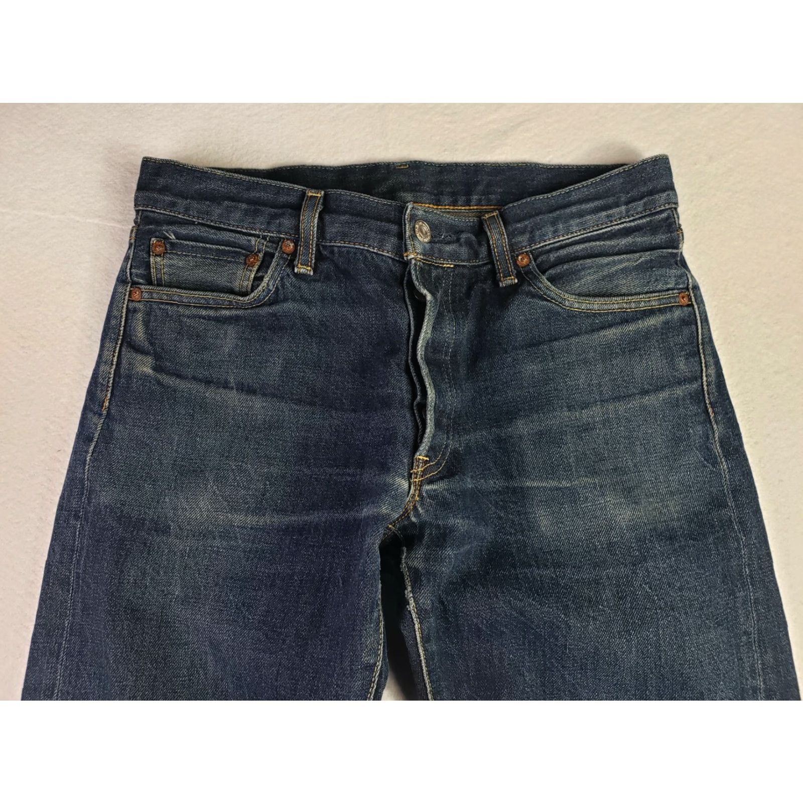 Uniqlo UJ Uniqlo Womens Jeans Sz 31X32 Medium Wash Blue Denim Pants 13 - 006 Size 24" / US 00 / IT 34 - 3 Thumbnail