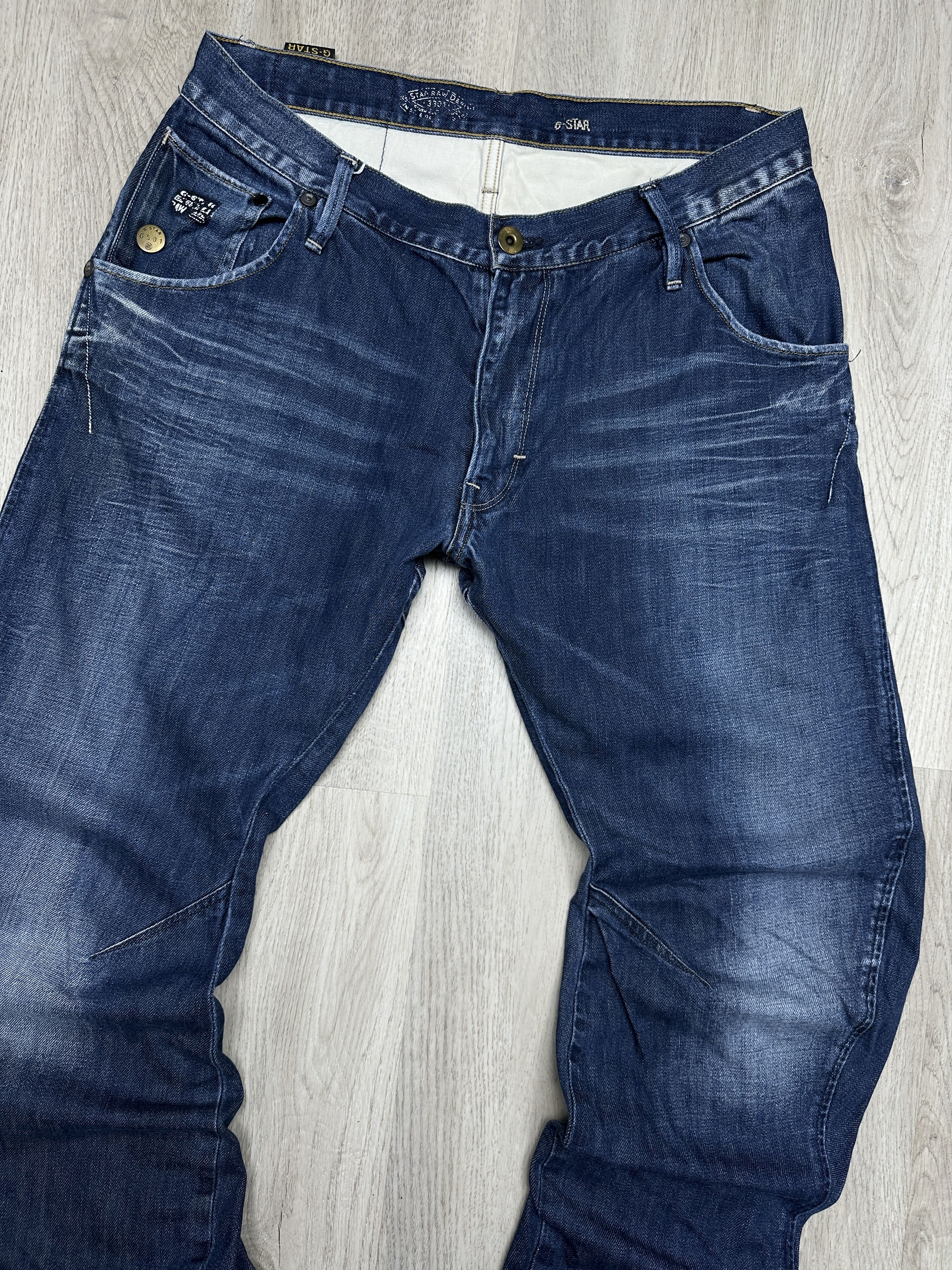 G-Star G Star Raw Mens Arc Loose Tapered Denim Pants Jeans Size US 34 / EU 50 - 2 Thumbnail