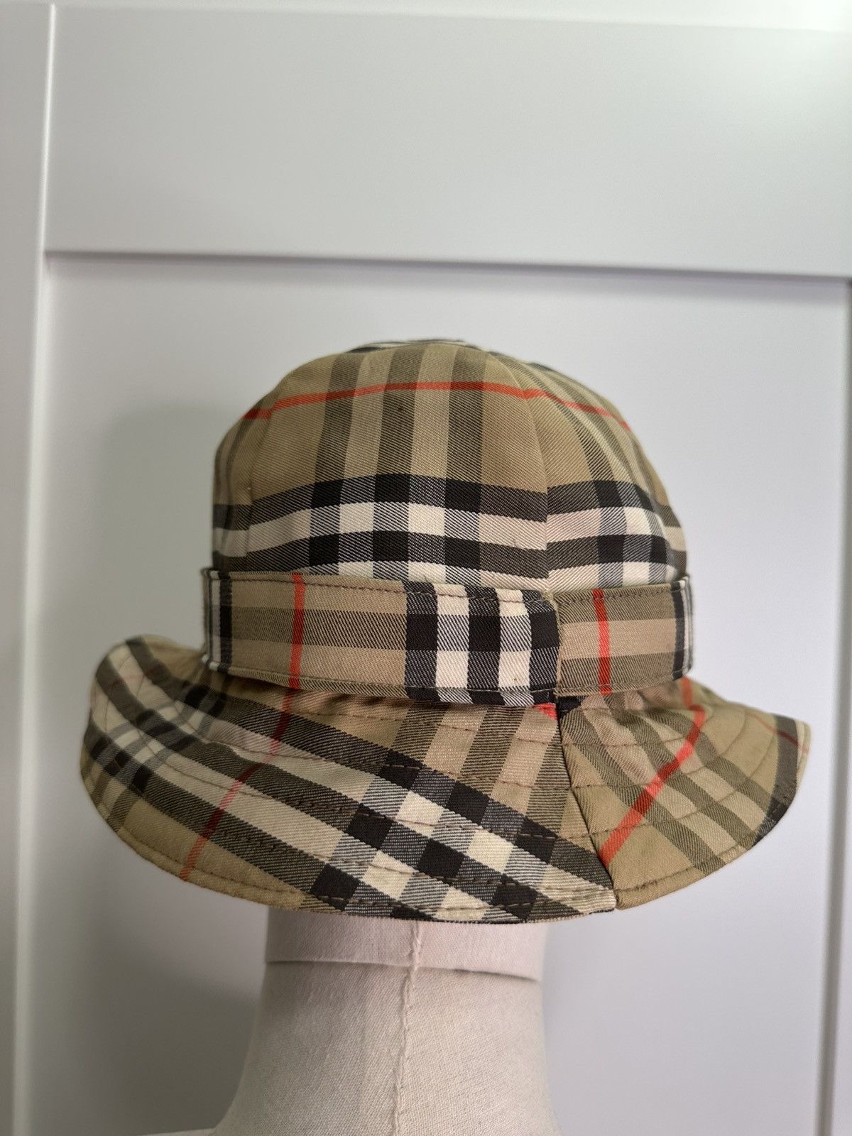 Burberry Burberry vintage checkerboard beige bucket hat Size ONE SIZE - 2 Thumbnail