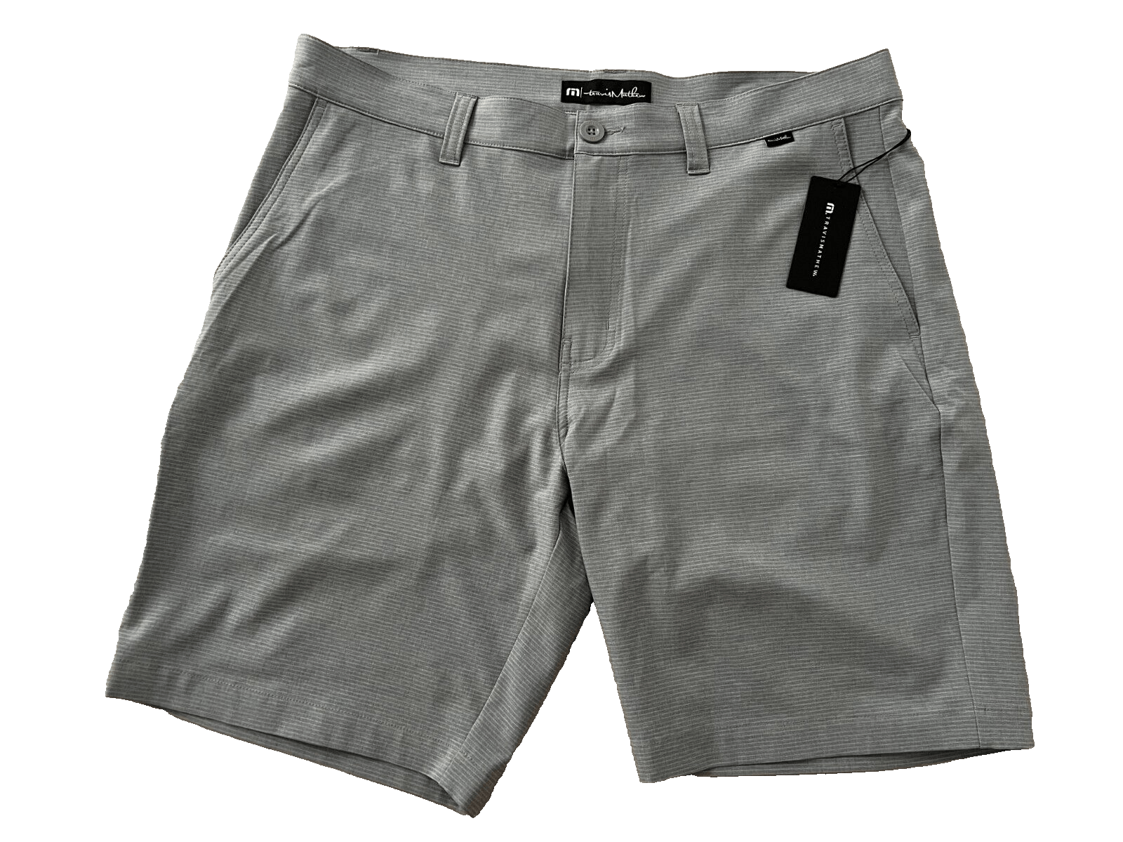 TravisMathew Travis Mathew Sand Harbour Shorts Heather Sleet ( 36 ) Size US 36 / EU 52 - 2 Thumbnail