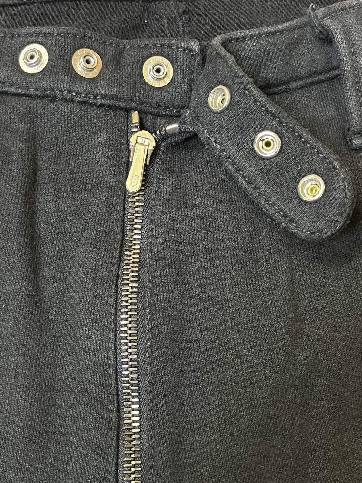 junhashimoto GRAIL🔥WJK-JUNHASHIMOTO RIRI ZIPPER FLARED PANTS Size US 34 / EU 50 - 9 Thumbnail