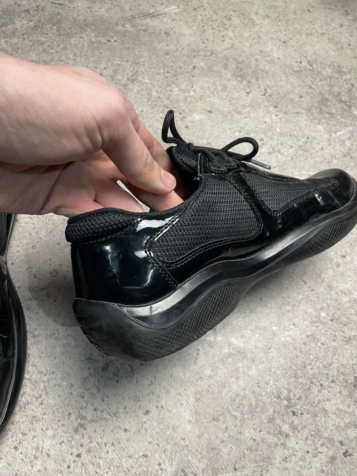 Prada Vintage Prada Americas Cup Rare Black sneakers shoes EU37 Size US 7 / IT 37 - 11 Thumbnail
