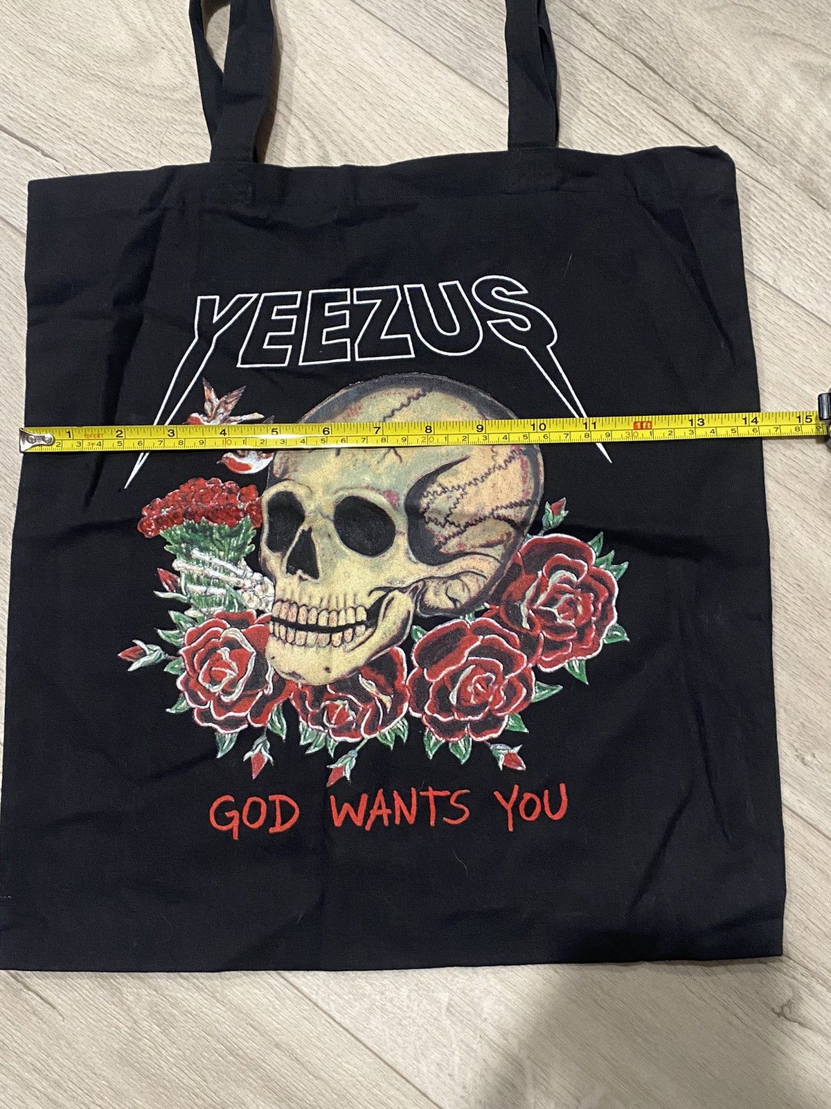 Kanye West Kanye West Ye Yeezus Canvas Tote Bag Size ONE SIZE - 6 Thumbnail