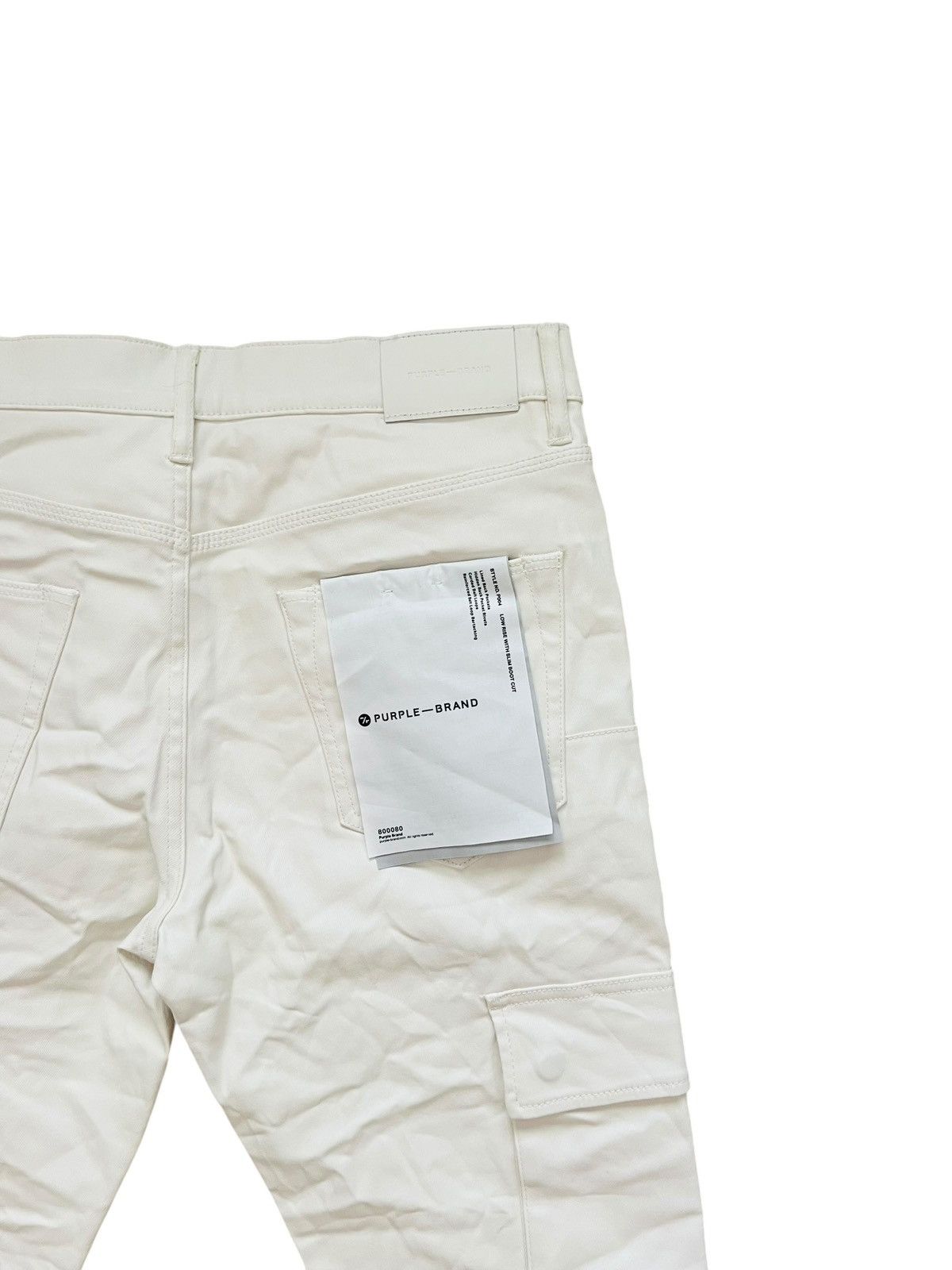 Purple Brand Purple Brand Jeans Men Patent Cargo Bootcut White Size 33/32 Size US 33 - 6 Thumbnail