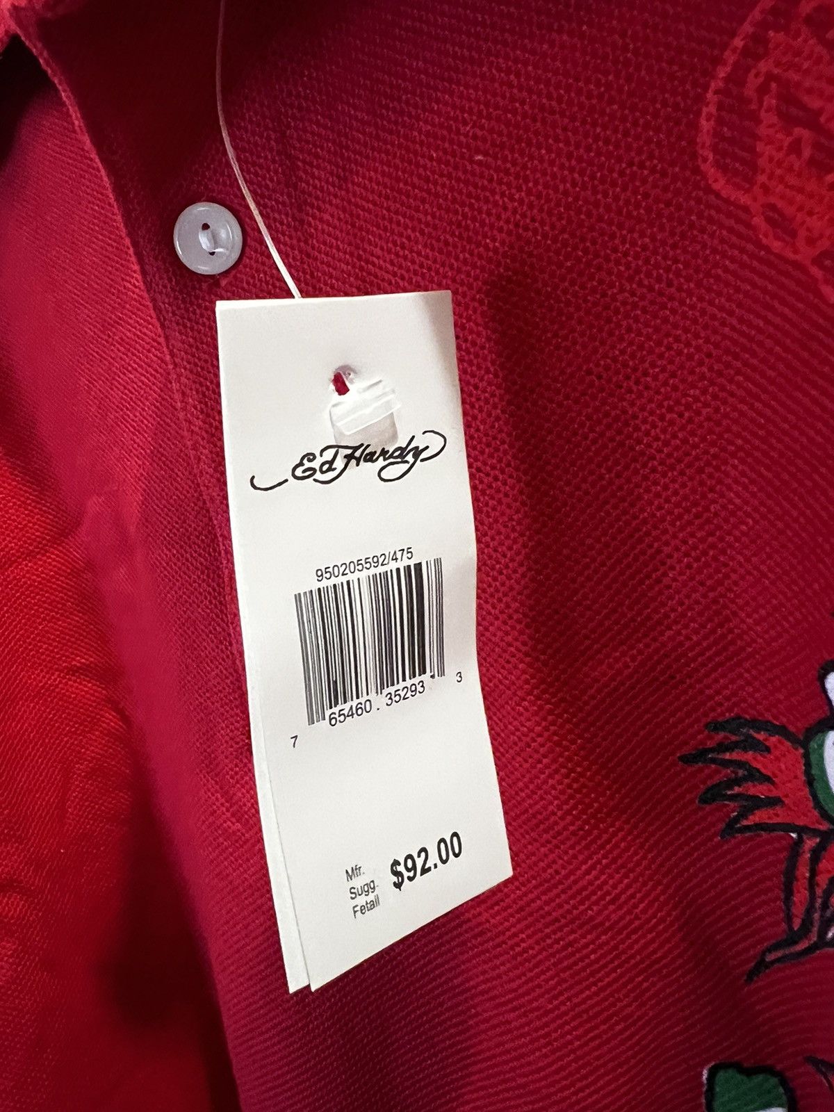 Ed Hardy New with Tags Ed Hardy Red Long-Sleeve Size US XXL / EU 58 / 5 - 5 Thumbnail