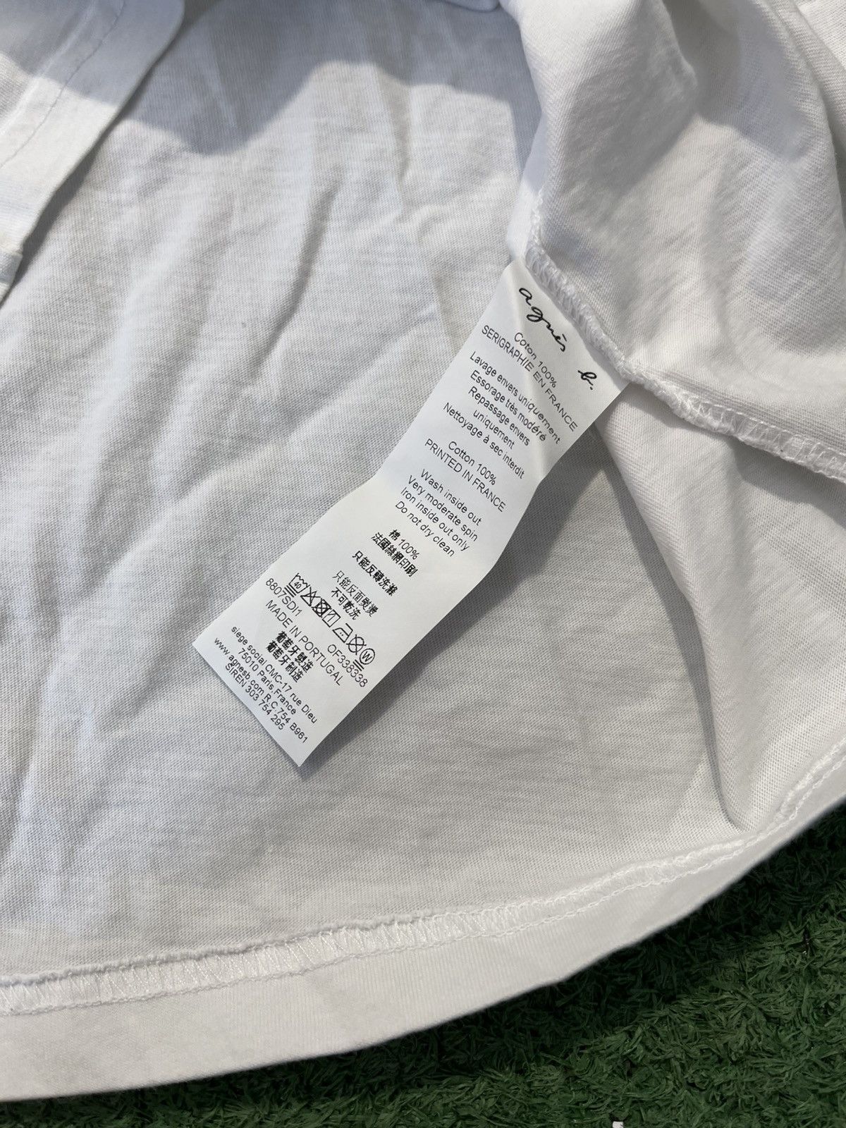 agnes b. Agnes B Paris Tee White Size US M / EU 48-50 / 2 - 6 Thumbnail
