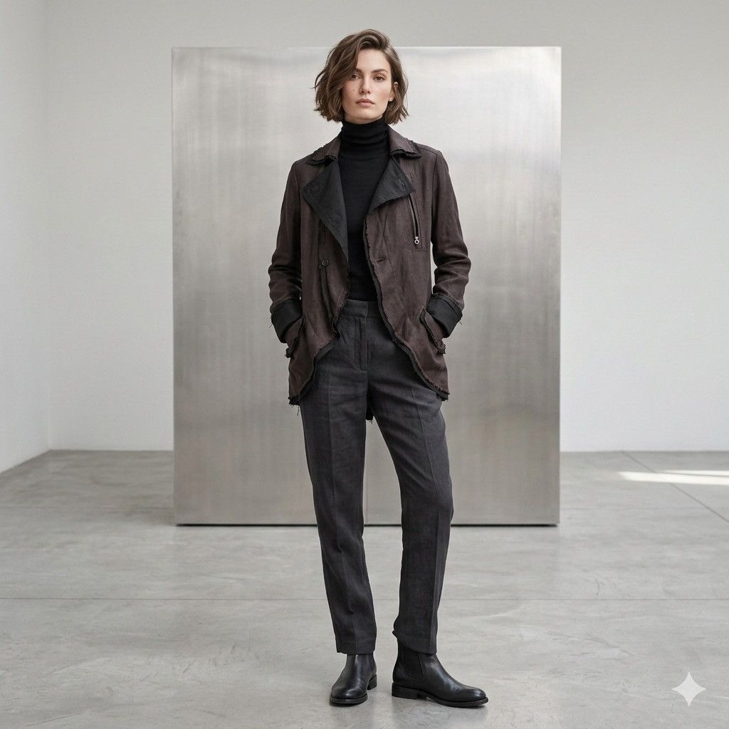Diesel Diesel Archival 2006 Deconstructed Linen Wool Blend Jacket Size M / US 6-8 / IT 42-44 - 3 Thumbnail
