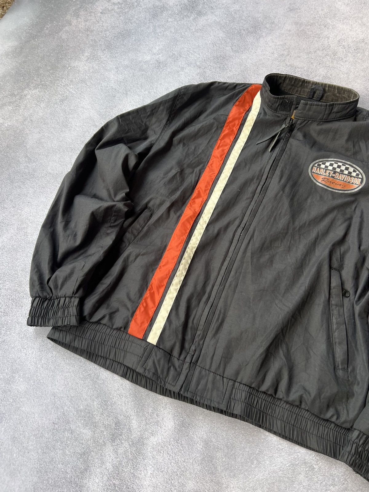 Harley Davidson 🔥 Harley-Davidson Racing Team Windbreaker XL Reflective Logo Size US XL / EU 56 / 4 - 4 Thumbnail