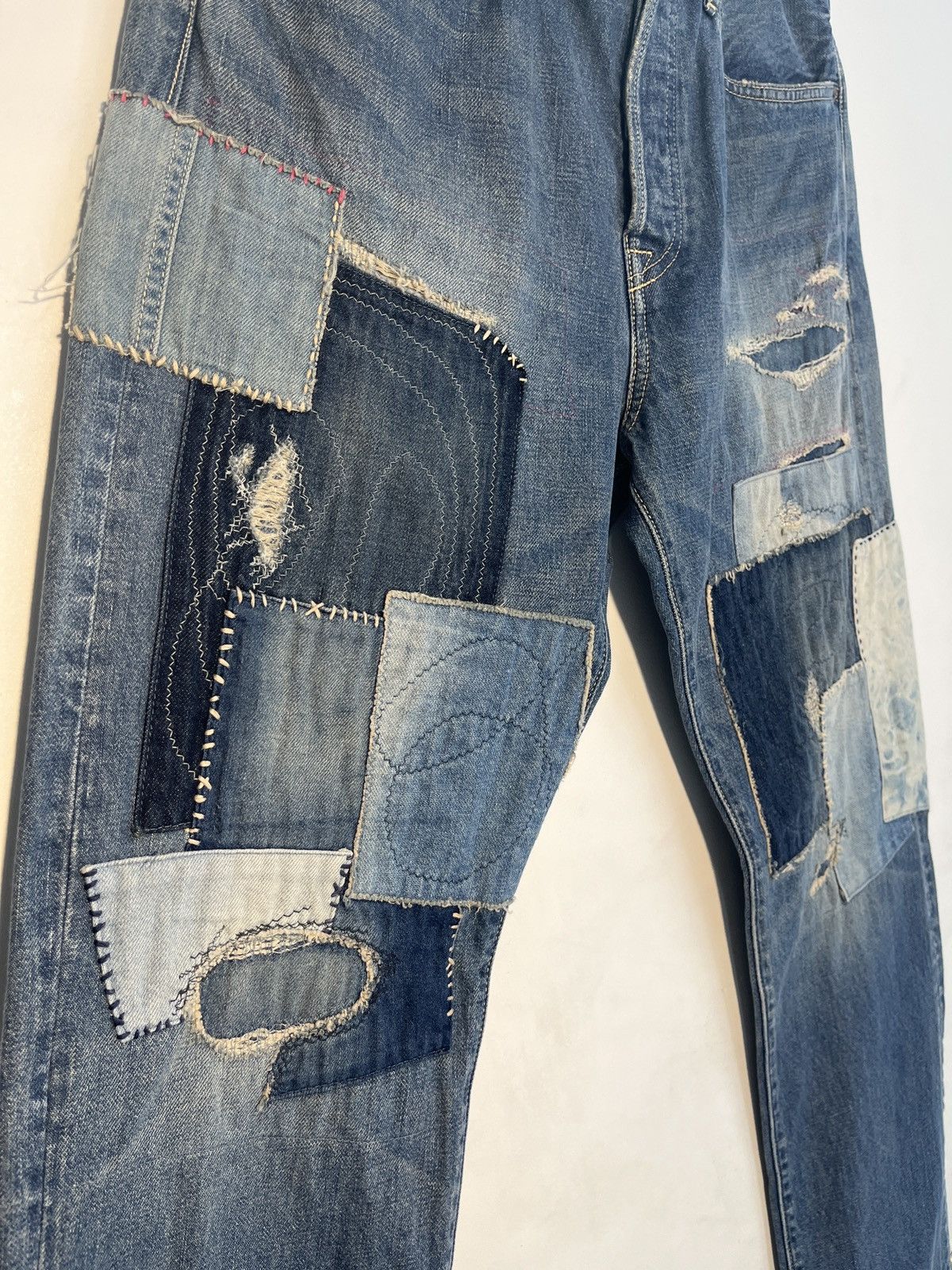 Kapital Kountry Kapital kountry patchwork jeans-34 Size US 34 / EU 50 - 3 Thumbnail