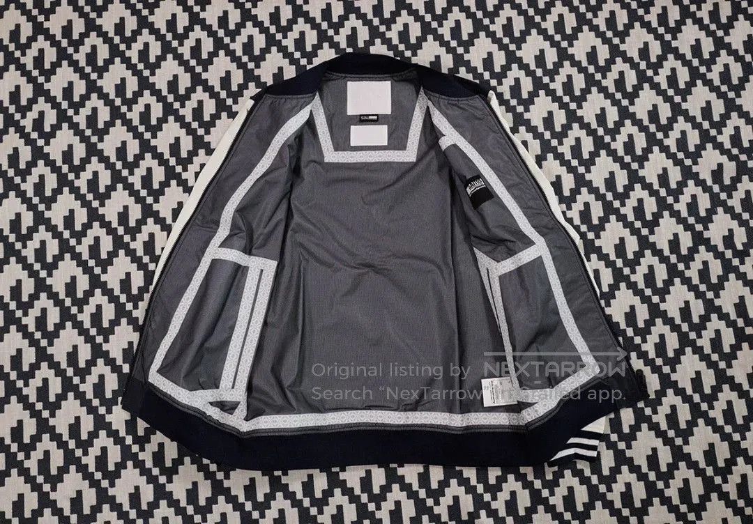 White Mountaineering contrast sleeve bomber jacket by white mountaineering. Size US L / EU 52-54 / 3 - 3 Thumbnail