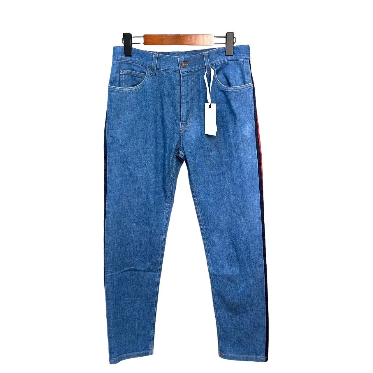 Gucci Gucci Side Stripe Denim Jeans Size 32 Size US 32 / EU 48 - 1 Thumbnail
