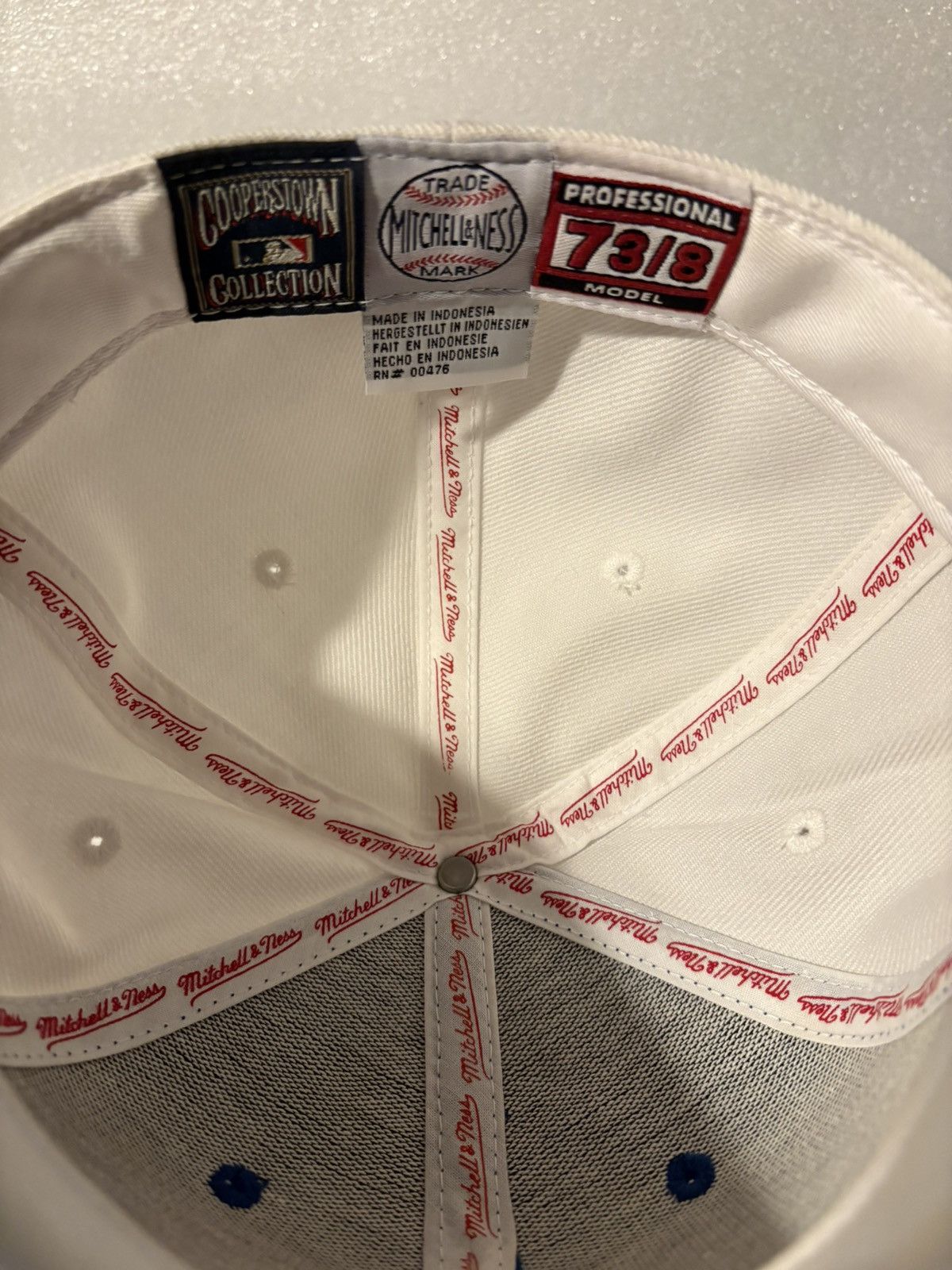 Mitchell & Ness × New Era × Vintage Atlanta Braves Fitted Hat Size 7 3/8 Size ONE SIZE - 5 Thumbnail