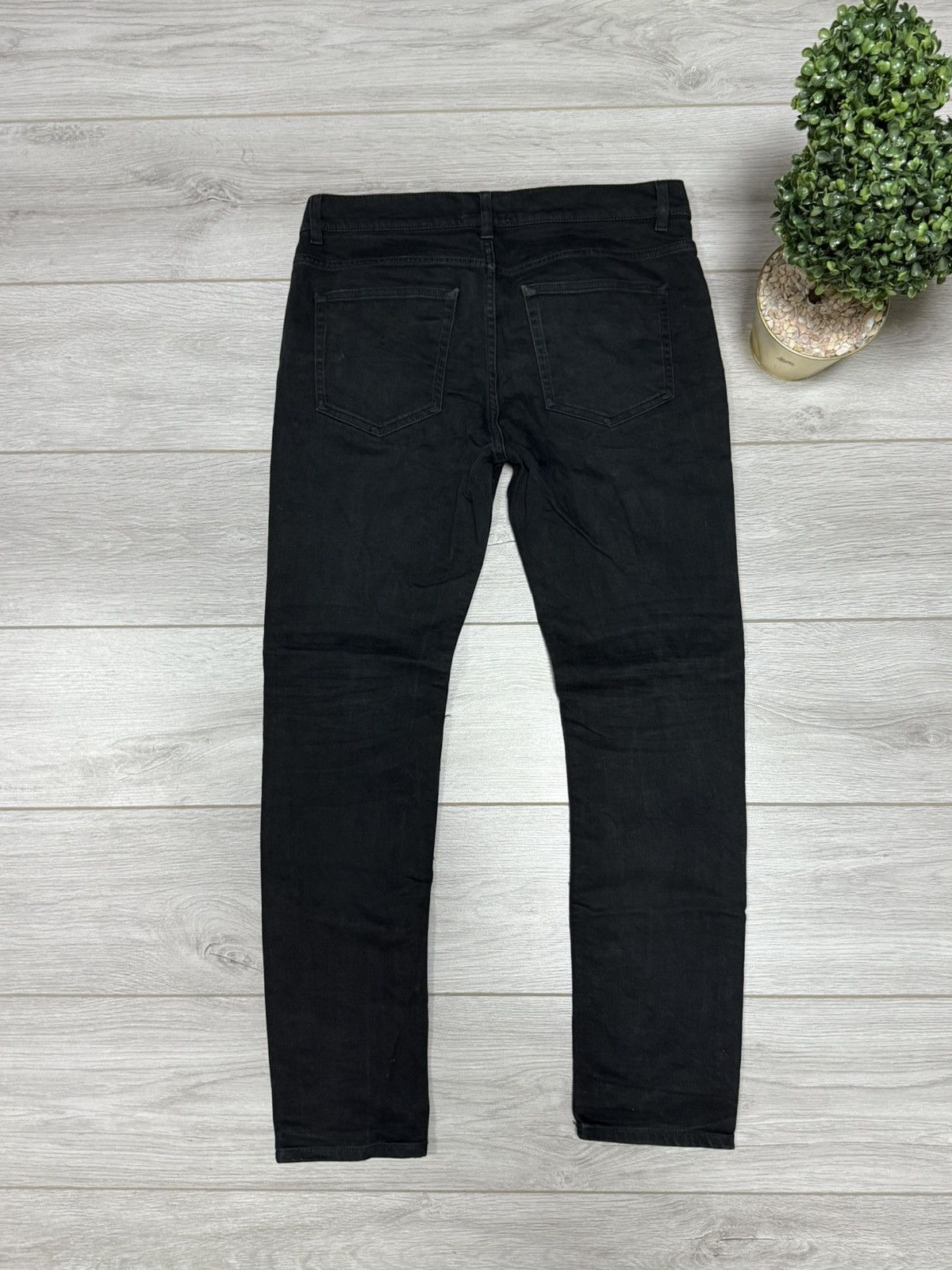 Acne Studios Acne Ace Stay Cash Black Denim Jeans Size US 34 / EU 50 - 7 Thumbnail