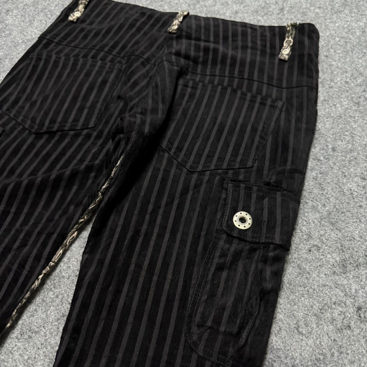 Le Grande Bleu (L.G.B.) Algonquins Japan Curduroy Jacquard Hybrid Cargo Flare Pants Size US 30 / EU 46 - 8 Thumbnail