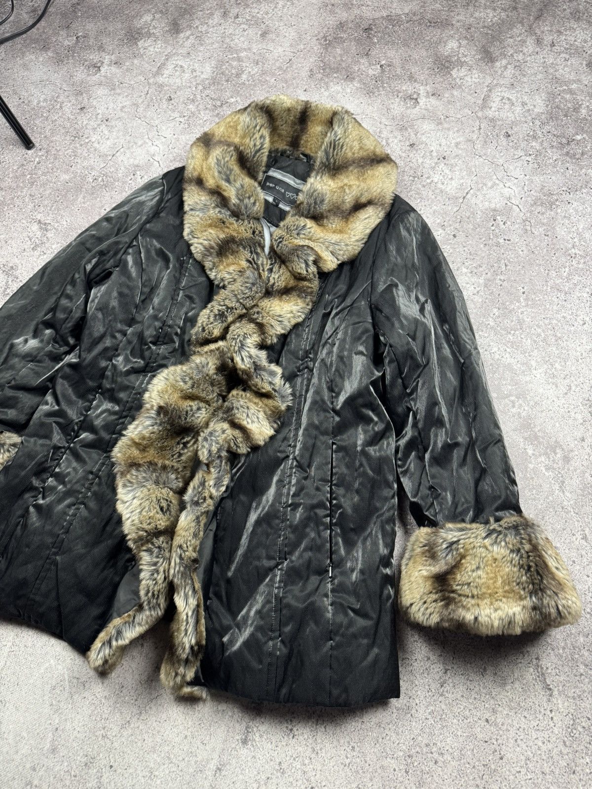 Japanese Brand Vintage Jacket Rick Owens Junya Watanabe Style fur Jacket Size S / US 4 / IT 40 - 5 Thumbnail