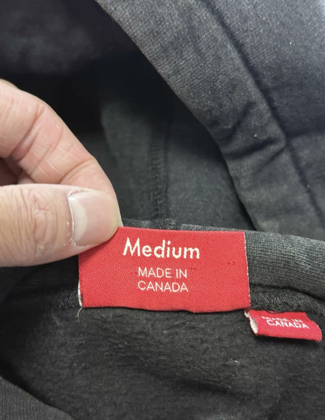 Supreme Supreme fw16 black on black hooded sweatshirt hoodie Size US M / EU 48-50 / 2 - 7 Thumbnail