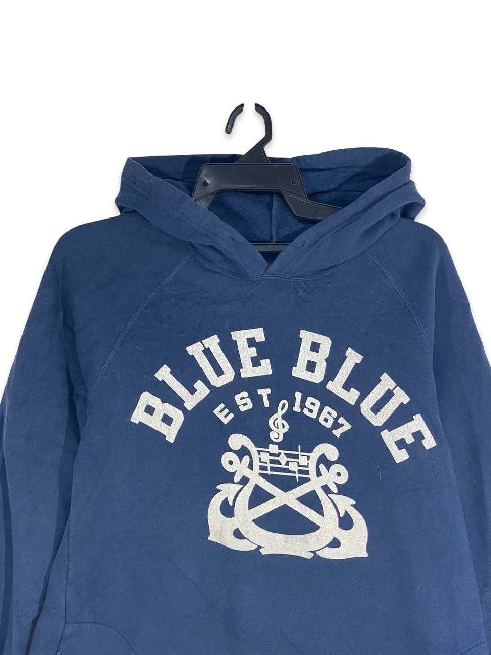 Other Vintage blue blue japan Japanese brand long hoodie size S Size S / US 4 / IT 40 - 2 Thumbnail