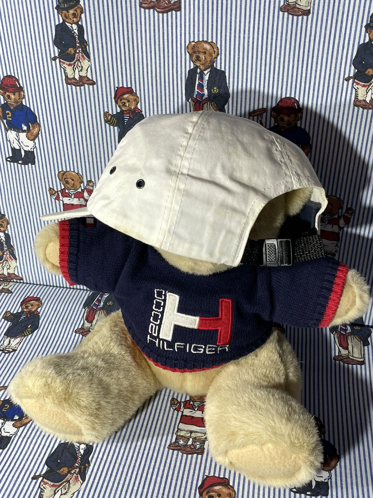 Tommy Hilfiger × Vintage Cap Tommy Hilfiger International Games OG Vintage 90’s Size ONE SIZE - 8 Thumbnail