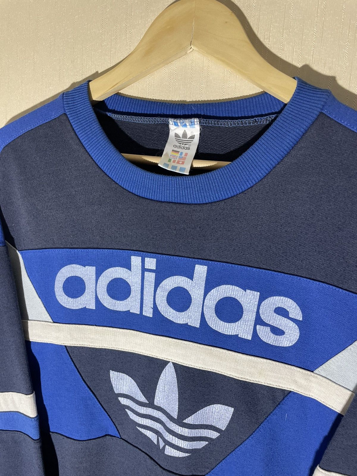 Adidas × Vintage Adidas vintage sweatshirt 90s Size US M / EU 48-50 / 2 - 3 Thumbnail