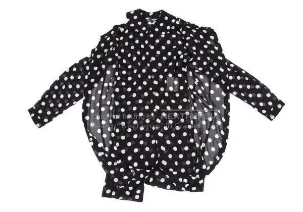 Comme des Garcons COMME des GARCONS Polka Dot Shirt Top. Size US S / EU 44-46 / 1 - 6 Thumbnail