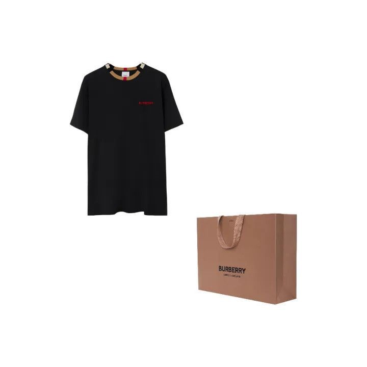 Burberry Burberry Burberry Black Short Sleeve Crew Neck T-Shirt-250 Size US XL / EU 56 / 4 - 1 Thumbnail