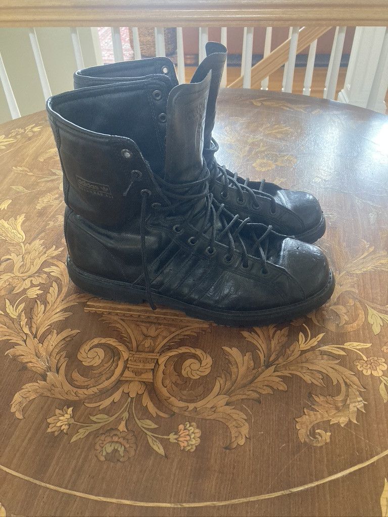 Adidas Adidas Muhammad Ali Black Leather Boot 2005 | Grailed
