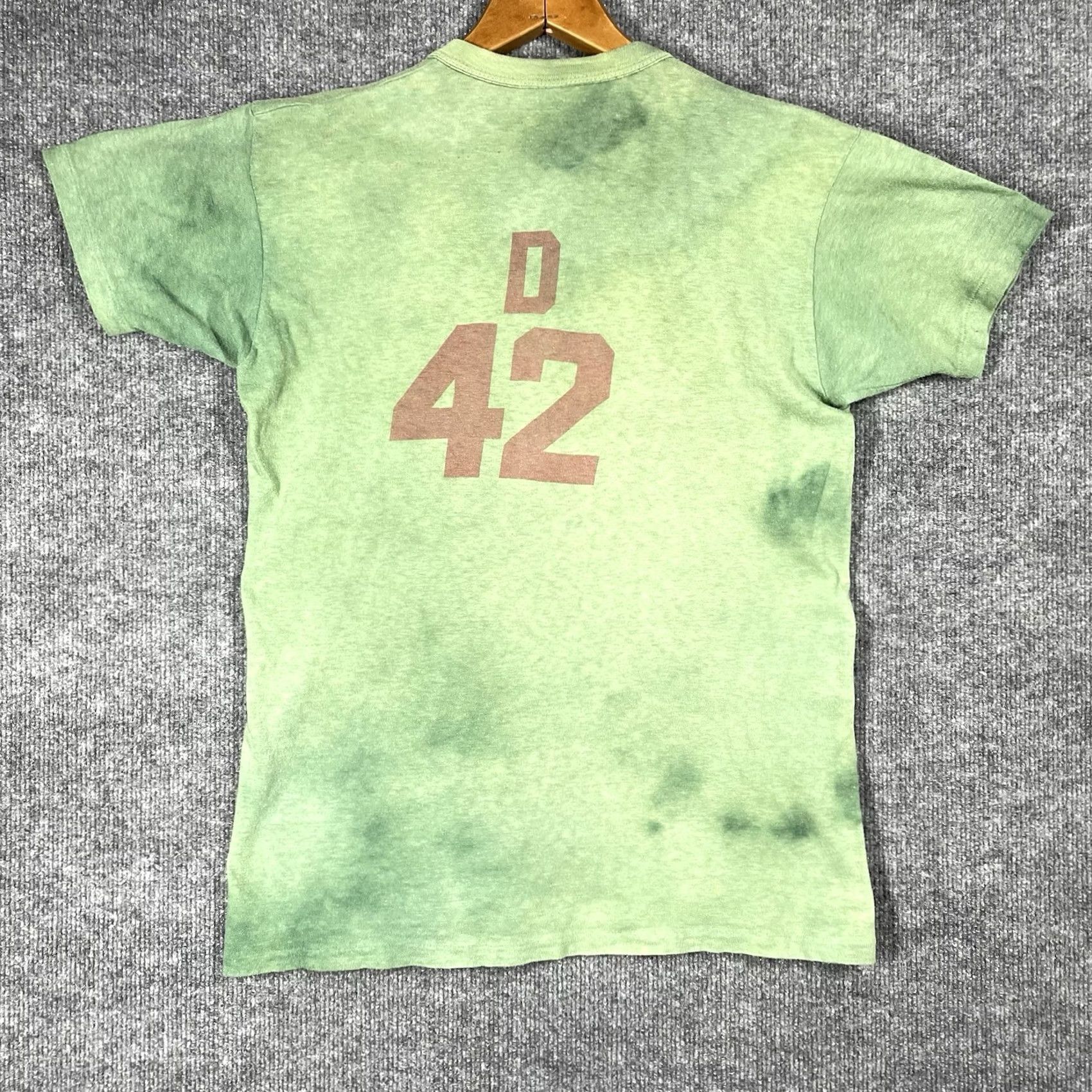 Vintage VINTAGE Squadron Officer School T Shirt Mens M Healthknit Air Force Green 50s 60s Graphic Tee Military/Landgirl Mens Size US M / EU 48-50 / 2 - 7 Thumbnail