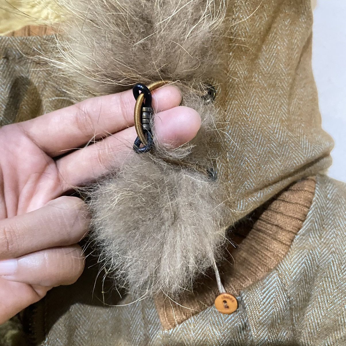 If Six Was Nine × Japanese Brand × Le Grande Bleu (L.G.B.) Vintage Egoist Fur Hooded Parka Jacket Size US M / EU 48-50 / 2 - 11 Thumbnail
