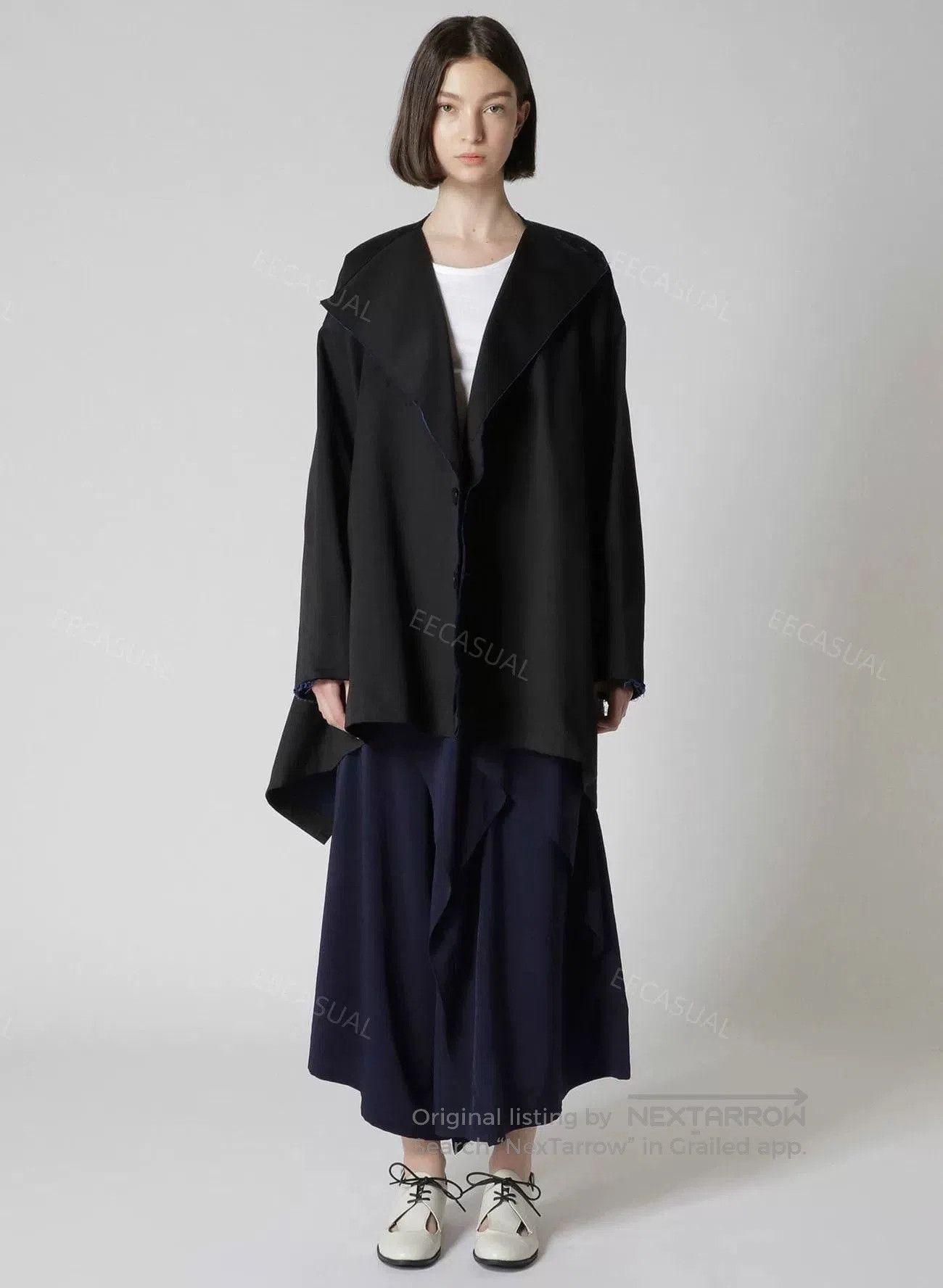 Other Asymmetrical Double Faced Coat by Yamamoto. Size M / US 6-8 / IT 42-44 - 1 Thumbnail