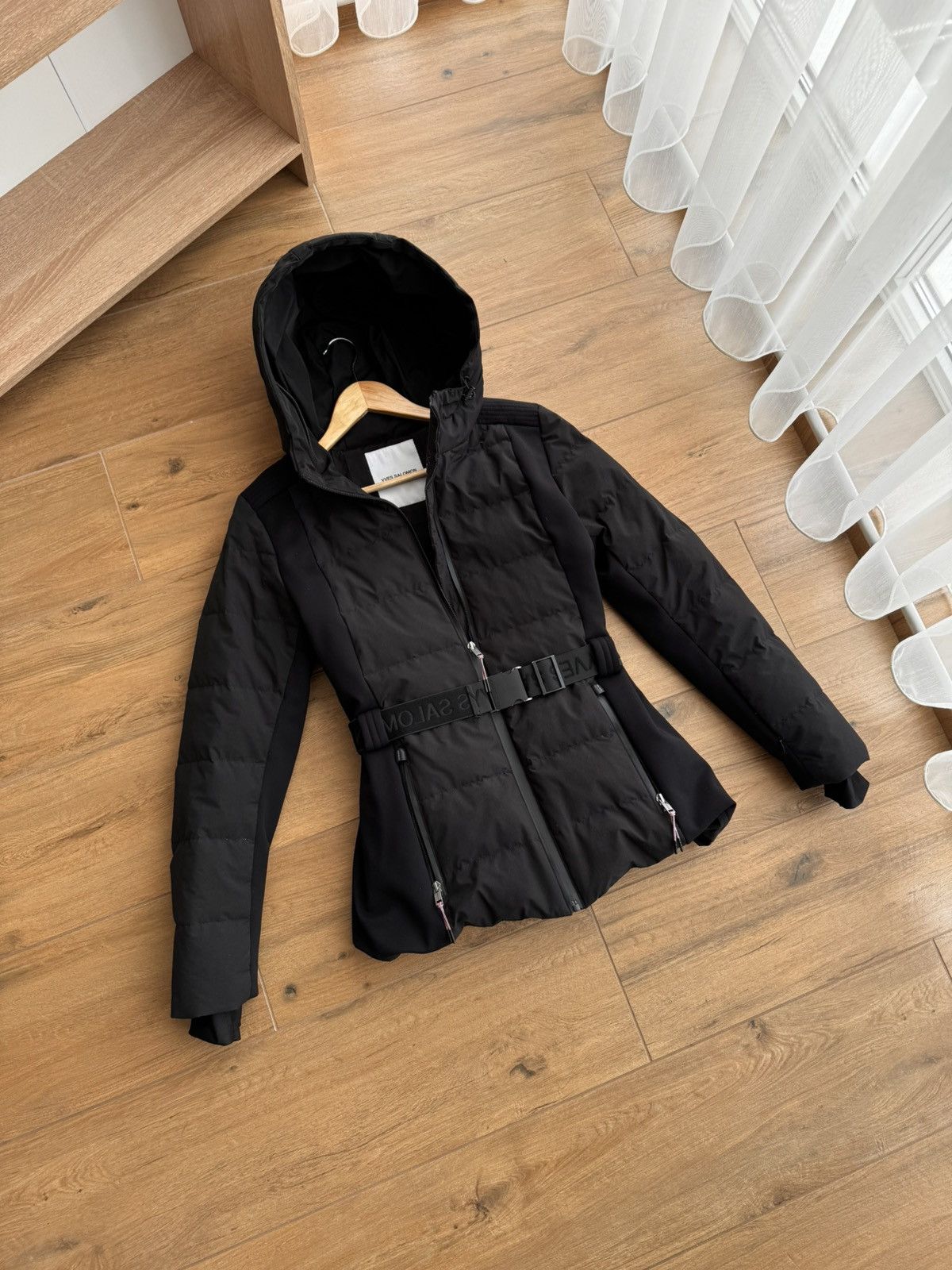Vintage × Yves Salomon Yves Salomon Shearling Trimmed Luxury W' Black Ski Jacket Size S / US 4 / IT 40 - 3 Thumbnail
